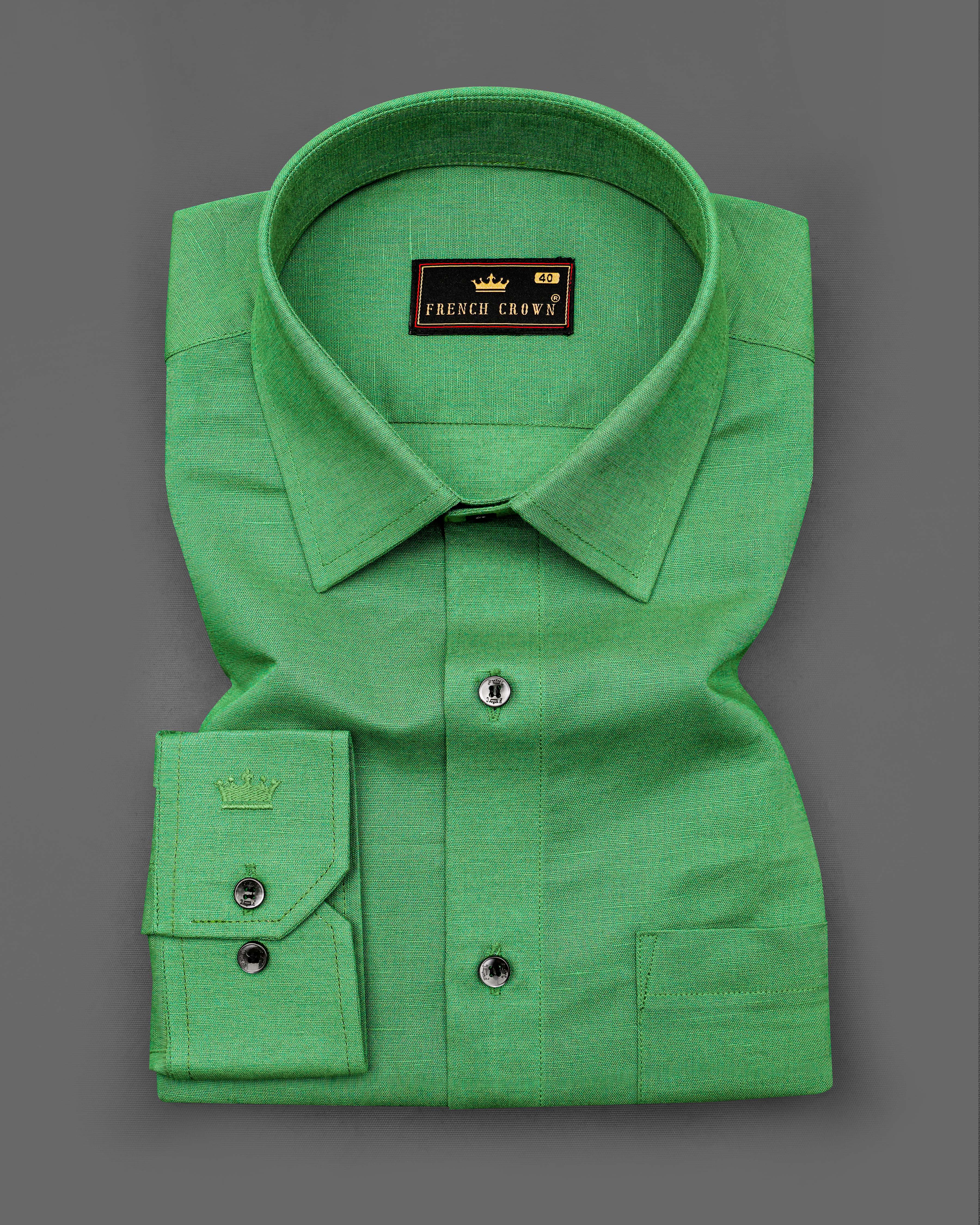 Clover Green Luxurious Linen Shirt 8455-BLK-38,8455-BLK-H-38,8455-BLK-39,8455-BLK-H-39,8455-BLK-40,8455-BLK-H-40,8455-BLK-42,8455-BLK-H-42,8455-BLK-44,8455-BLK-H-44,8455-BLK-46,8455-BLK-H-46,8455-BLK-48,8455-BLK-H-48,8455-BLK-50,8455-BLK-H-50,8455-BLK-52,8455-BLK-H-52