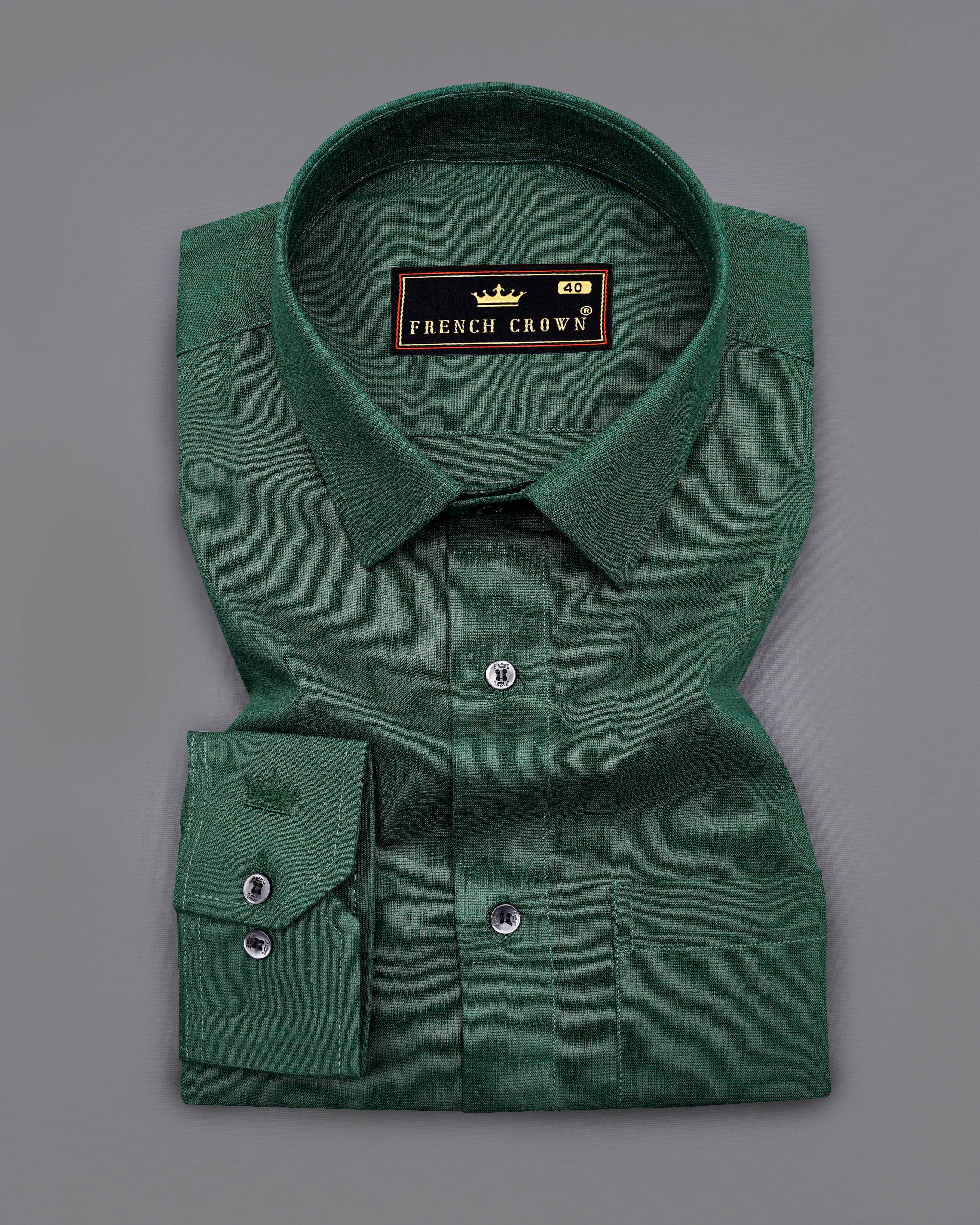 Everglade Green Luxurious Linen Shirt 8461-BLK-38,8461-BLK-H-38,8461-BLK-39,8461-BLK-H-39,8461-BLK-40,8461-BLK-H-40,8461-BLK-42,8461-BLK-H-42,8461-BLK-44,8461-BLK-H-44,8461-BLK-46,8461-BLK-H-46,8461-BLK-48,8461-BLK-H-48,8461-BLK-50,8461-BLK-H-50,8461-BLK-52,8461-BLK-H-52