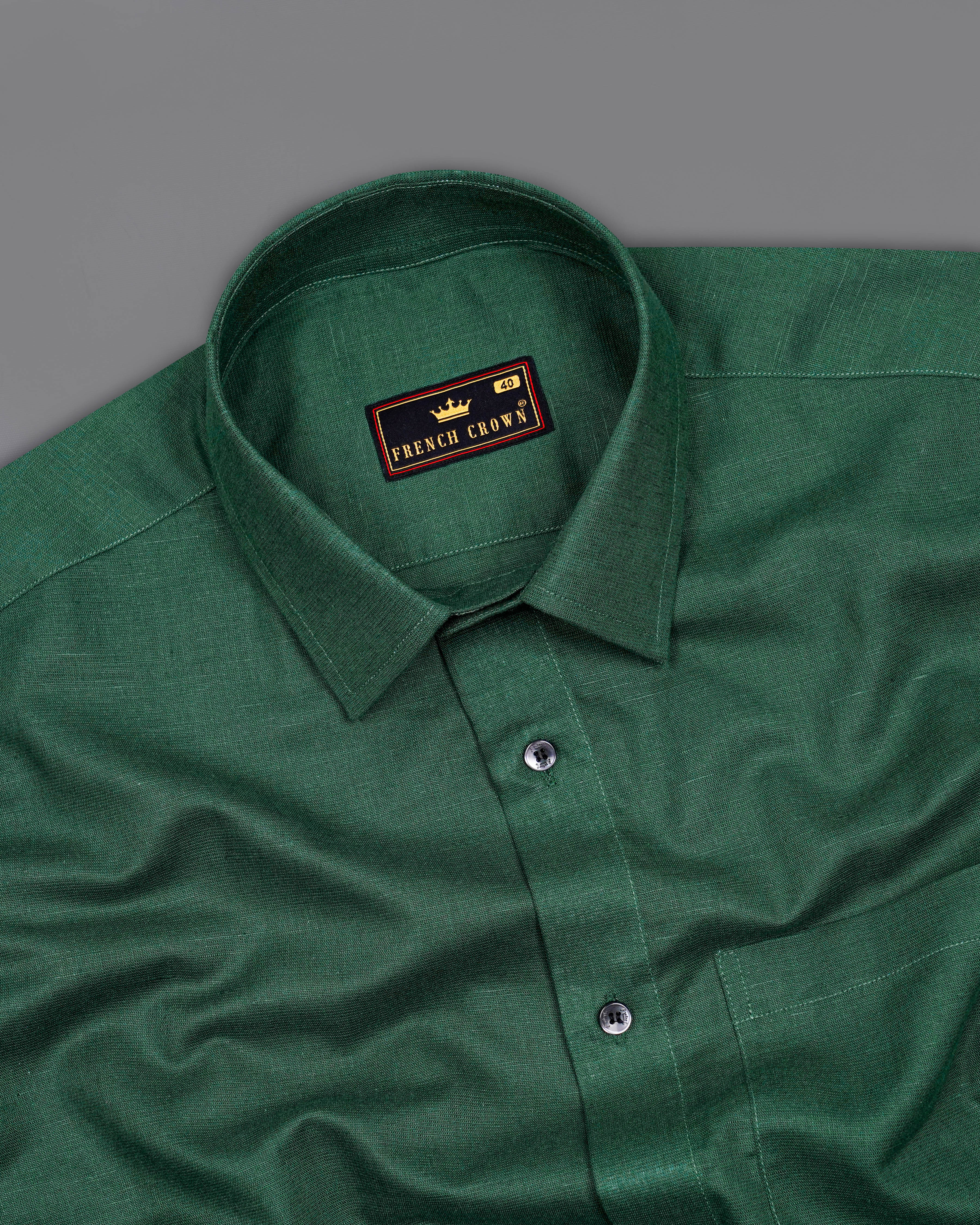 Everglade Green Luxurious Linen Shirt 8461-BLK-38,8461-BLK-H-38,8461-BLK-39,8461-BLK-H-39,8461-BLK-40,8461-BLK-H-40,8461-BLK-42,8461-BLK-H-42,8461-BLK-44,8461-BLK-H-44,8461-BLK-46,8461-BLK-H-46,8461-BLK-48,8461-BLK-H-48,8461-BLK-50,8461-BLK-H-50,8461-BLK-52,8461-BLK-H-52