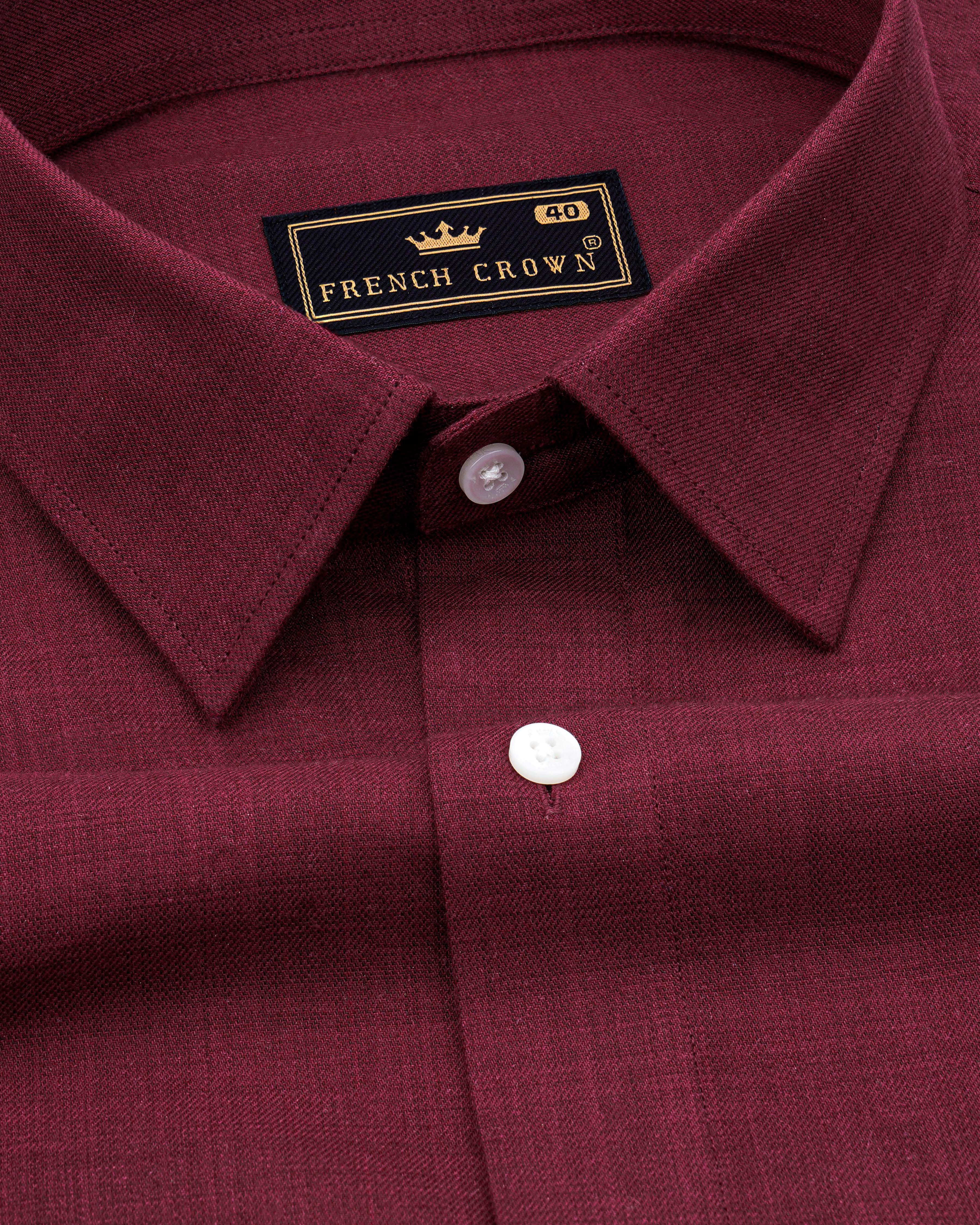 Espresso Maroon Twill Premium Cotton Shirt 8486-38,8486-H-38,8486-39,8486-H-39,8486-40,8486-H-40,8486-42,8486-H-42,8486-44,8486-H-44,8486-46,8486-H-46,8486-48,8486-H-48,8486-50,8486-H-50,8486-52,8486-H-52