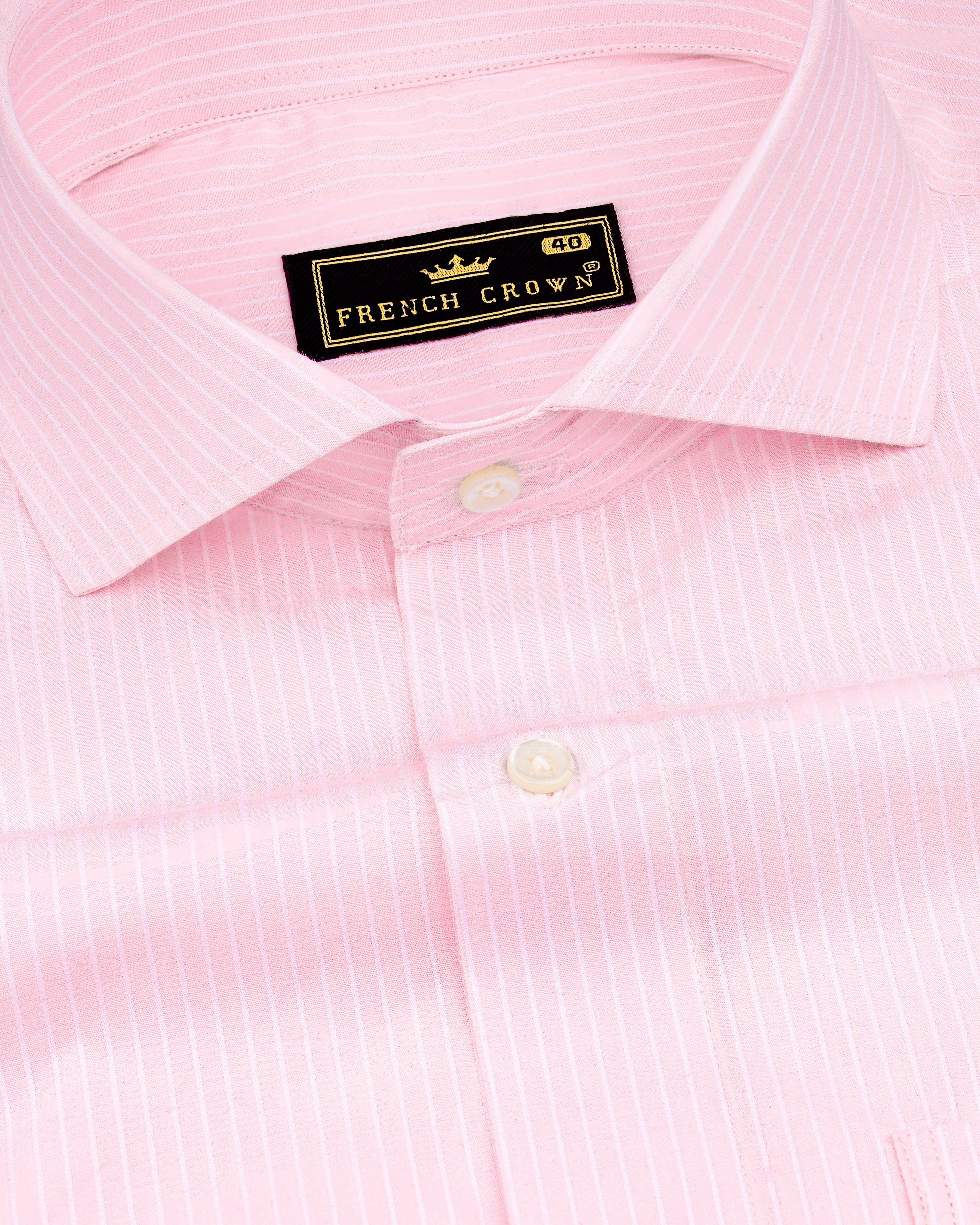 Carousel Pink Striped Dobby Textured Premium Giza Cotton Shirt  8506-CA-38,8506-CA-H-38,8506-CA-39,8506-CA-H-39,8506-CA-40,8506-CA-H-40,8506-CA-42,8506-CA-H-42,8506-CA-44,8506-CA-H-44,8506-CA-46,8506-CA-H-46,8506-CA-48,8506-CA-H-48,8506-CA-50,8506-CA-H-50,8506-CA-52,8506-CA-H-52