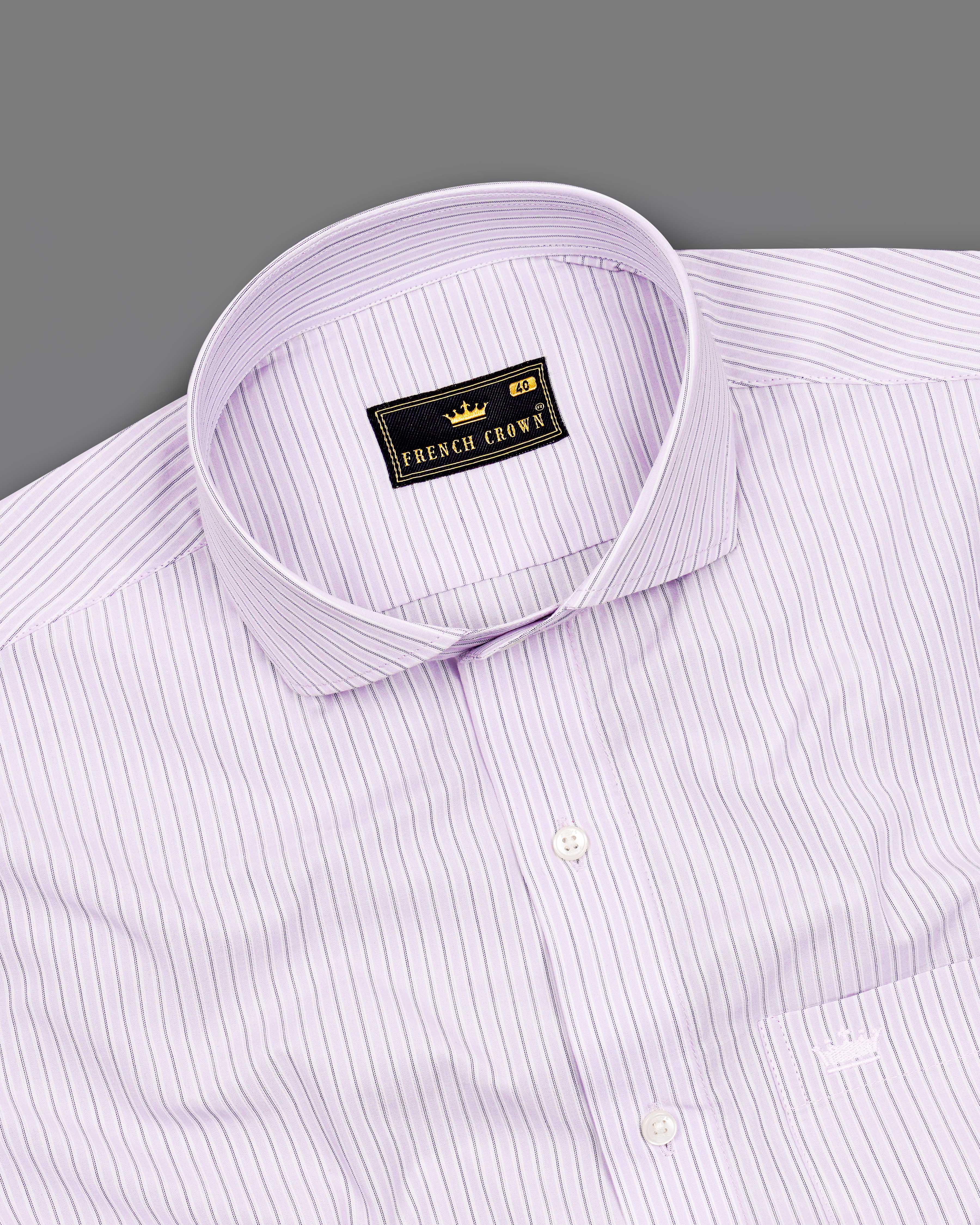 Prim Baby Pink with Ebony Black Striped Premium Cotton Shirt  8507-CA-38,8507-CA-H-38,8507-CA-39,8507-CA-H-39,8507-CA-40,8507-CA-H-40,8507-CA-42,8507-CA-H-42,8507-CA-44,8507-CA-H-44,8507-CA-46,8507-CA-H-46,8507-CA-48,8507-CA-H-48,8507-CA-50,8507-CA-H-50,8507-CA-52,8507-CA-H-52