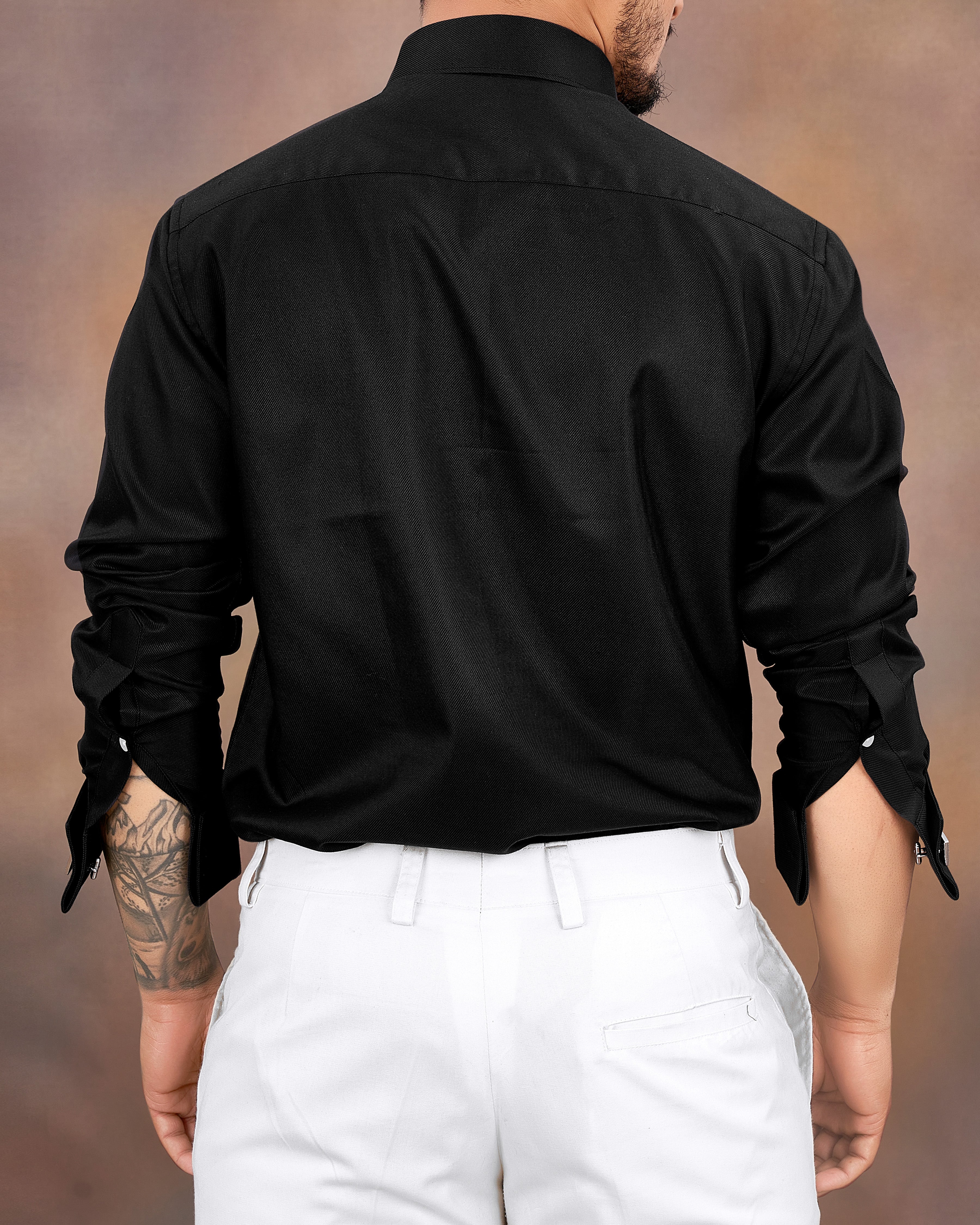 Jade Black Twill Premium Cotton Tuxedo Shirt 8522-TXD-38, 8522-TXD-H-38, 8522-TXD-39, 8522-TXD-H-39, 8522-TXD-40, 8522-TXD-H-40, 8522-TXD-42, 8522-TXD-H-42, 8522-TXD-44, 8522-TXD-H-44, 8522-TXD-46, 8522-TXD-H-46, 8522-TXD-48, 8522-TXD-H-48, 8522-TXD-50, 8522-TXD-H-50, 8522-TXD-52, 8522-TXD-H-52