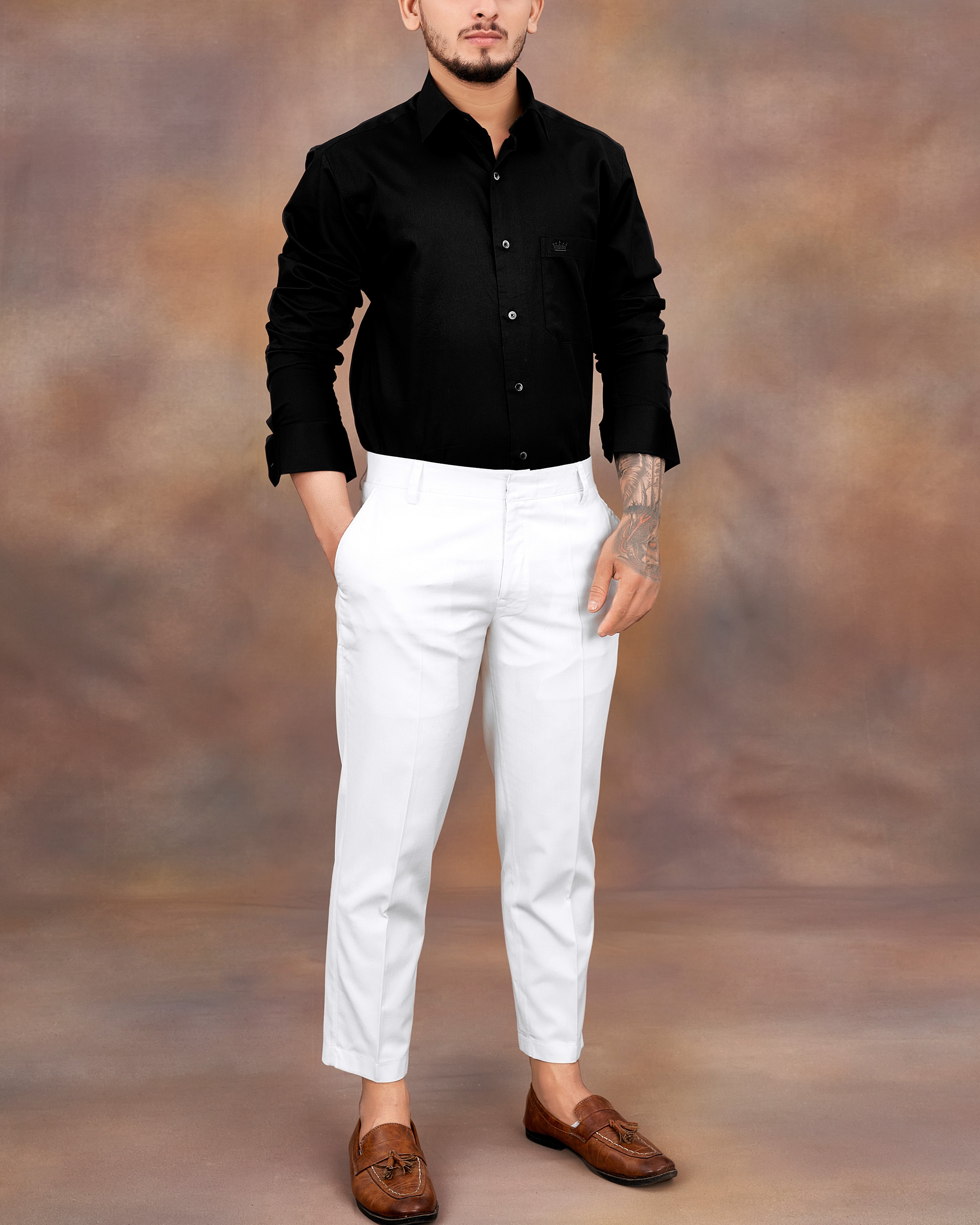 Jade Black Premium Cotton Shirt 8523-BLK-38, 8523-BLK-H-38, 8523-BLK-39, 8523-BLK-H-39, 8523-BLK-40, 8523-BLK-H-40, 8523-BLK-42, 8523-BLK-H-42, 8523-BLK-44, 8523-BLK-H-44, 8523-BLK-46, 8523-BLK-H-46, 8523-BLK-48, 8523-BLK-H-48, 8523-BLK-50, 8523-BLK-H-50, 8523-BLK-52, 8523-BLK-H-52