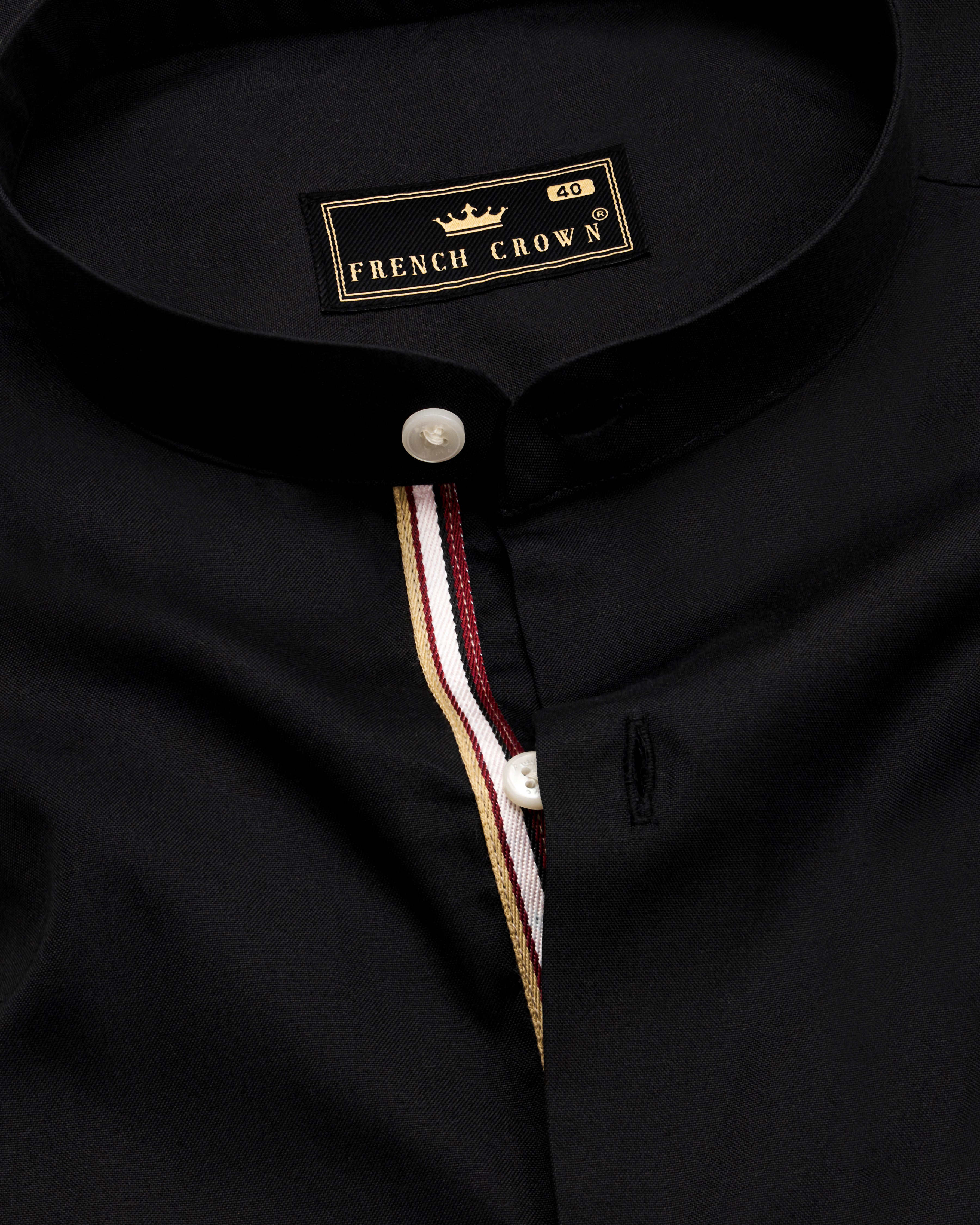 Jade Black Royal Oxford Shirt