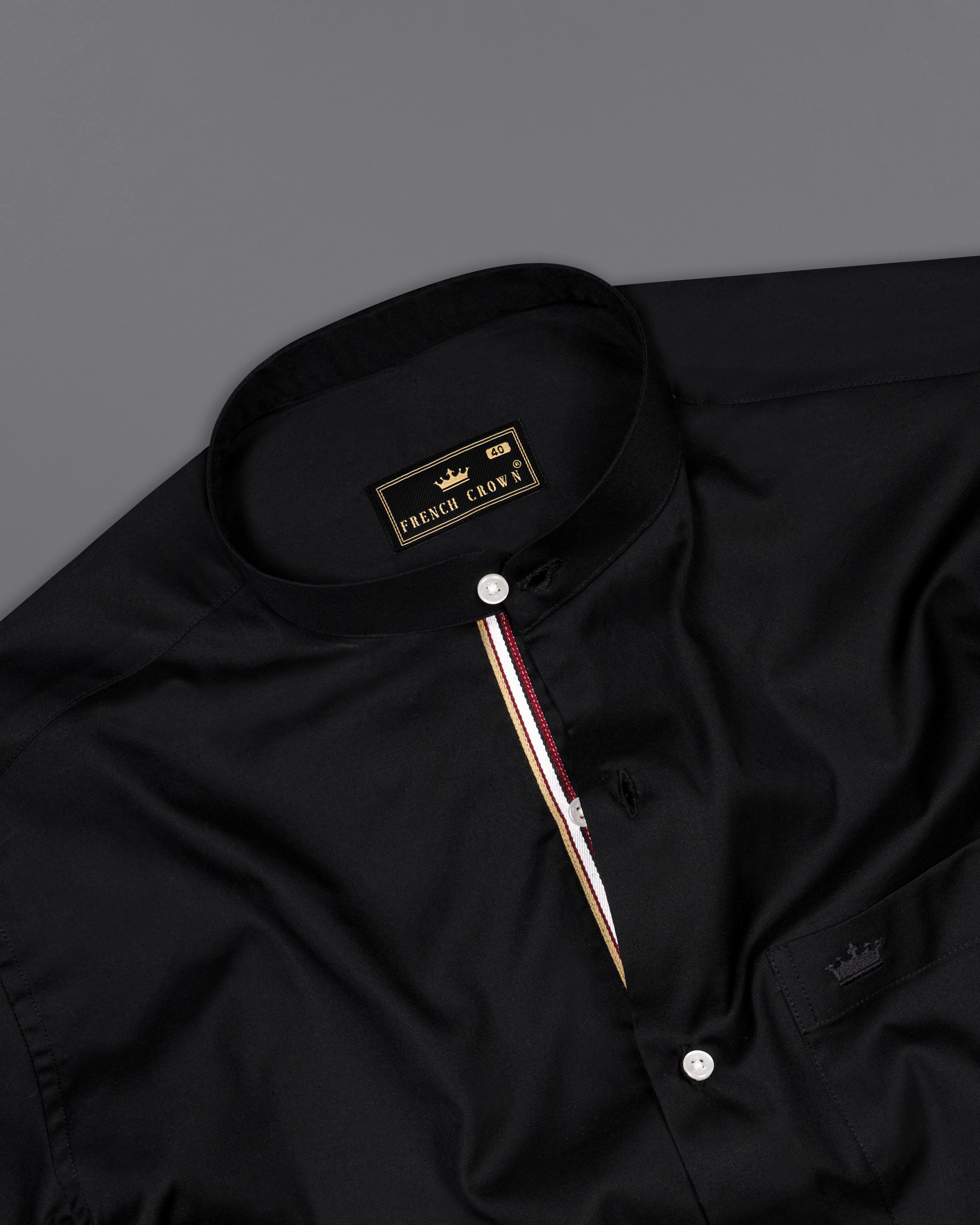 Jade Black Royal Oxford Shirt