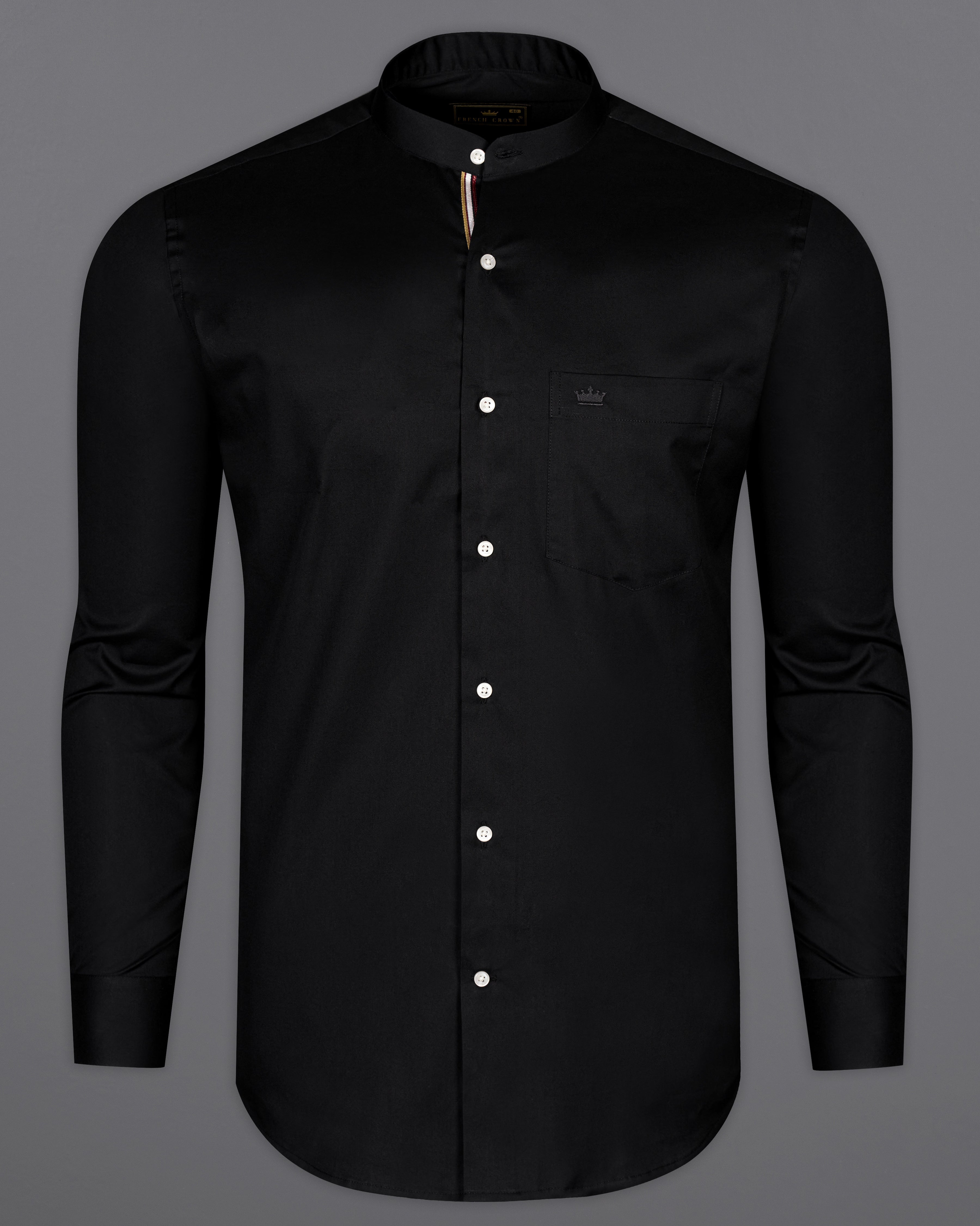 Jade Black Royal Oxford Shirt