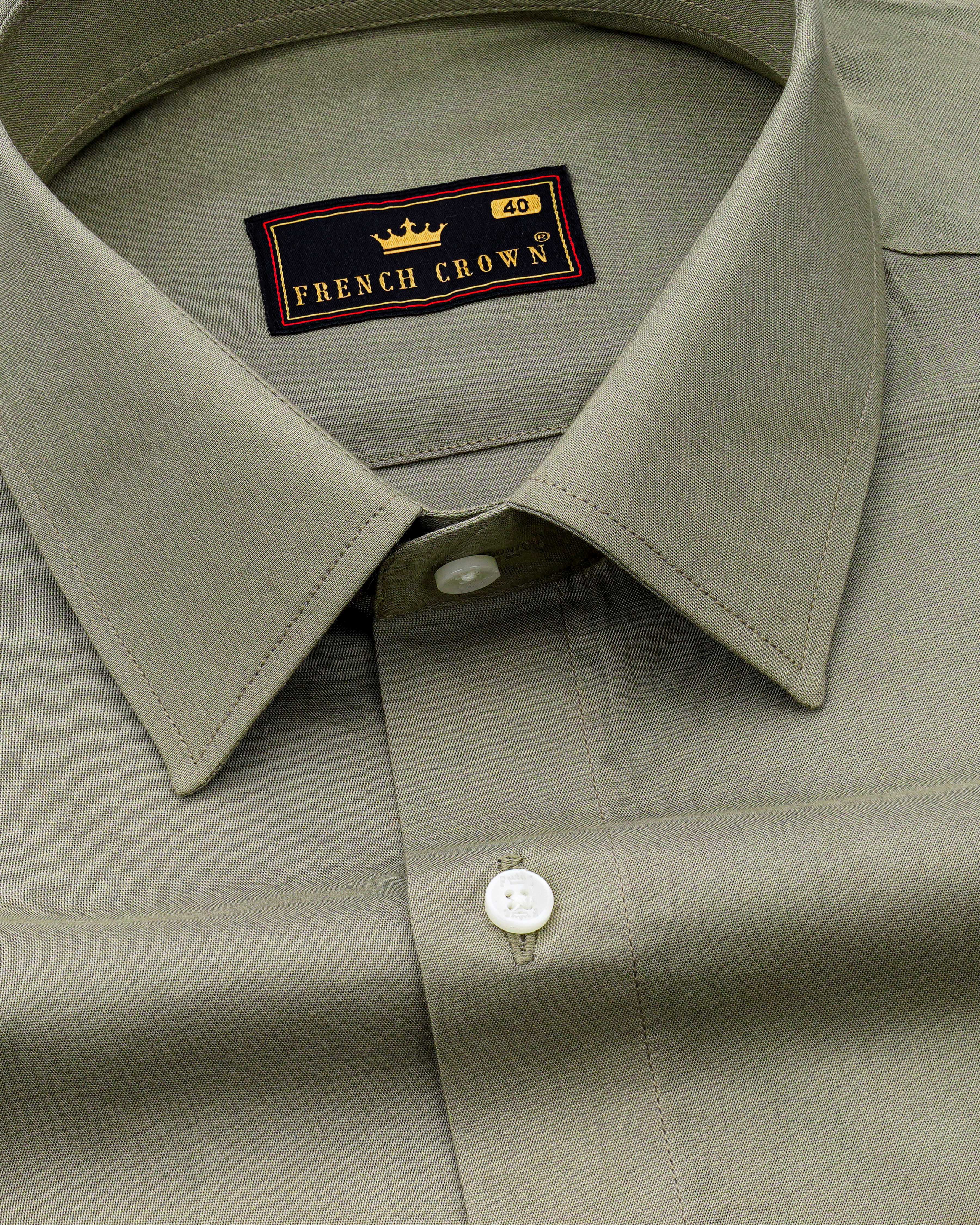 Oyster Green Premium Cotton Shirt  8560-38,8560-H-38,8560-39,8560-H-39,8560-40,8560-H-40,8560-42,8560-H-42,8560-44,8560-H-44,8560-46,8560-H-46,8560-48,8560-H-48,8560-50,8560-H-50,8560-52,8560-H-52