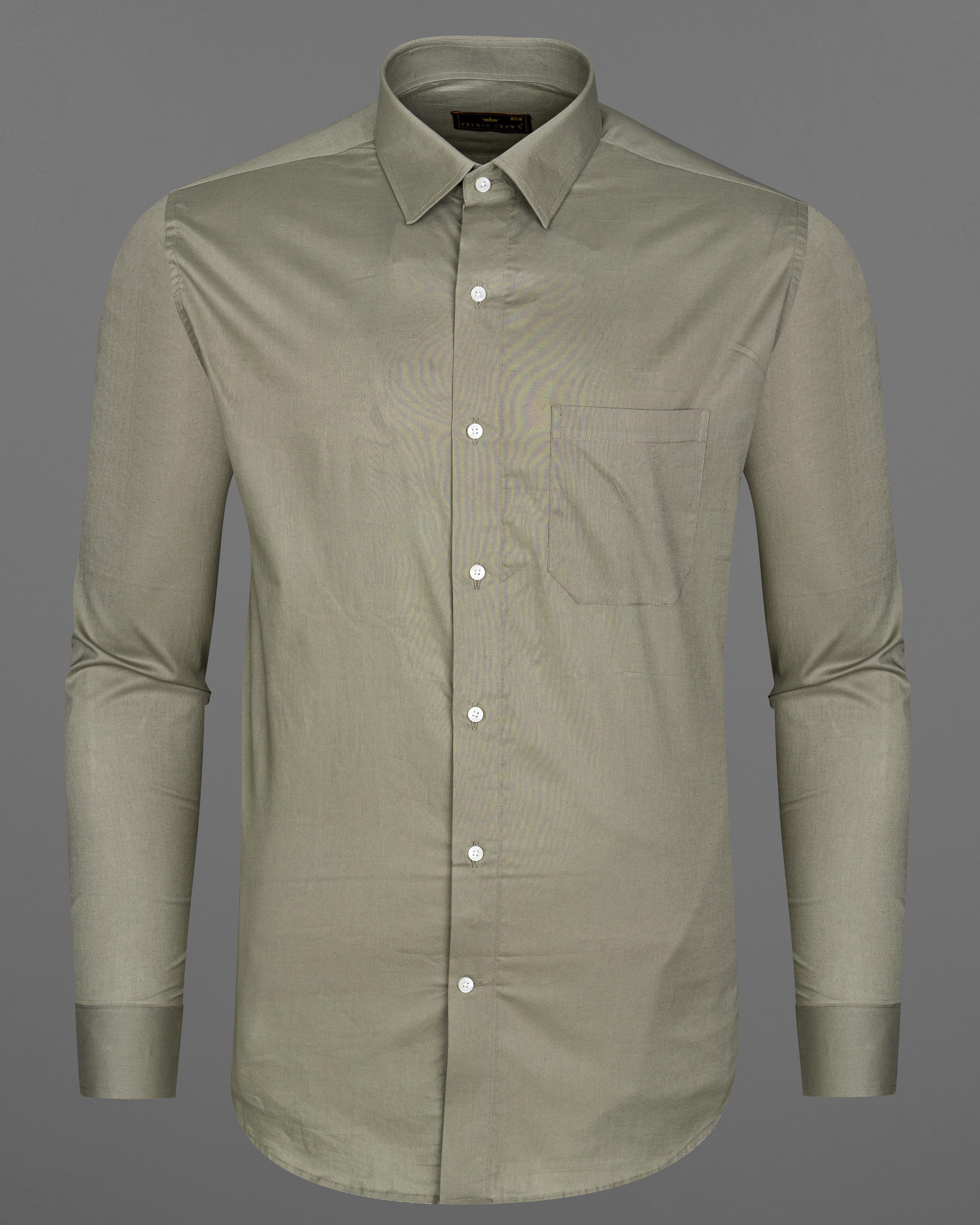 Oyster Green Premium Cotton Shirt  8560-38,8560-H-38,8560-39,8560-H-39,8560-40,8560-H-40,8560-42,8560-H-42,8560-44,8560-H-44,8560-46,8560-H-46,8560-48,8560-H-48,8560-50,8560-H-50,8560-52,8560-H-52