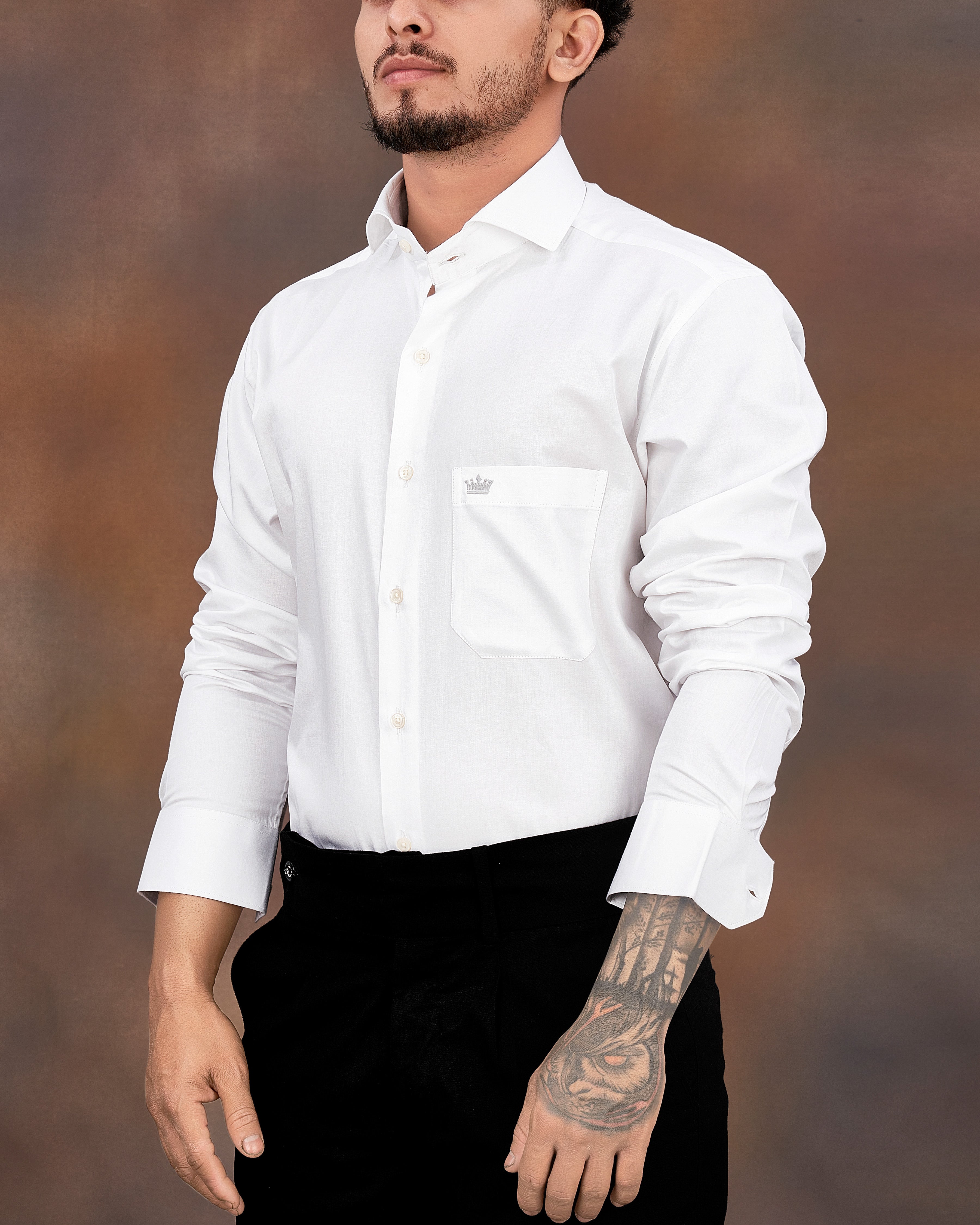 Bright White Super Soft Premium Cotton Stretchable Shirt 8565-CA-38, 8565-CA-H-38, 8565-CA-39, 8565-CA-H-39, 8565-CA-40, 8565-CA-H-40, 8565-CA-42, 8565-CA-H-42, 8565-CA-44, 8565-CA-H-44, 8565-CA-46, 8565-CA-H-46, 8565-CA-48, 8565-CA-H-48, 8565-CA-50, 8565-CA-H-50, 8565-CA-52, 8565-CA-H-52