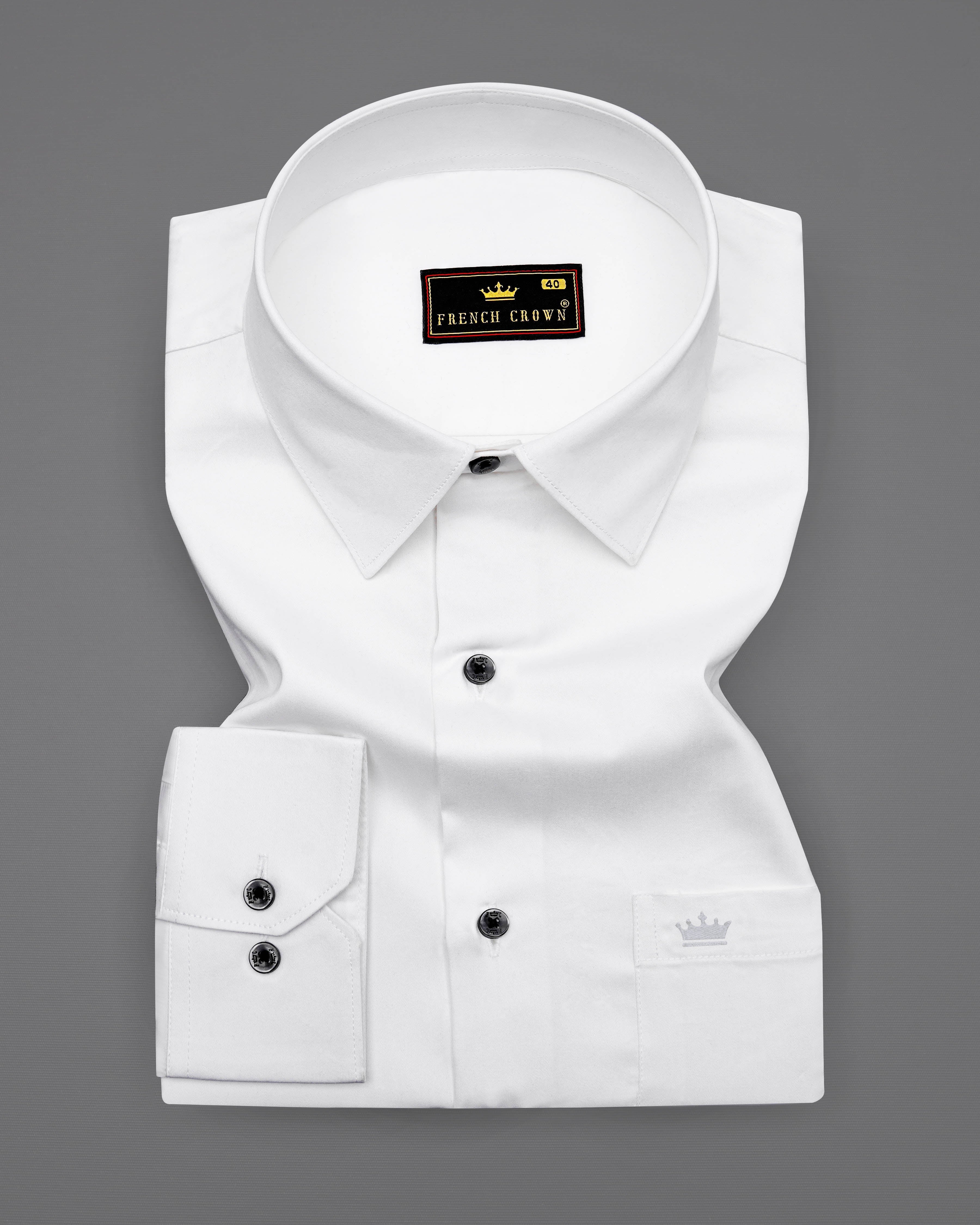 Bright White Super Soft Premium Cotton Stretchable Shirt 8569-BLK-38, 8569-BLK-H-38, 8569-BLK-39, 8569-BLK-H-39, 8569-BLK-40, 8569-BLK-H-40, 8569-BLK-42, 8569-BLK-H-42, 8569-BLK-44, 8569-BLK-H-44, 8569-BLK-46, 8569-BLK-H-46, 8569-BLK-48, 8569-BLK-H-48, 8569-BLK-50, 8569-BLK-H-50, 8569-BLK-52, 8569-BLK-H-52