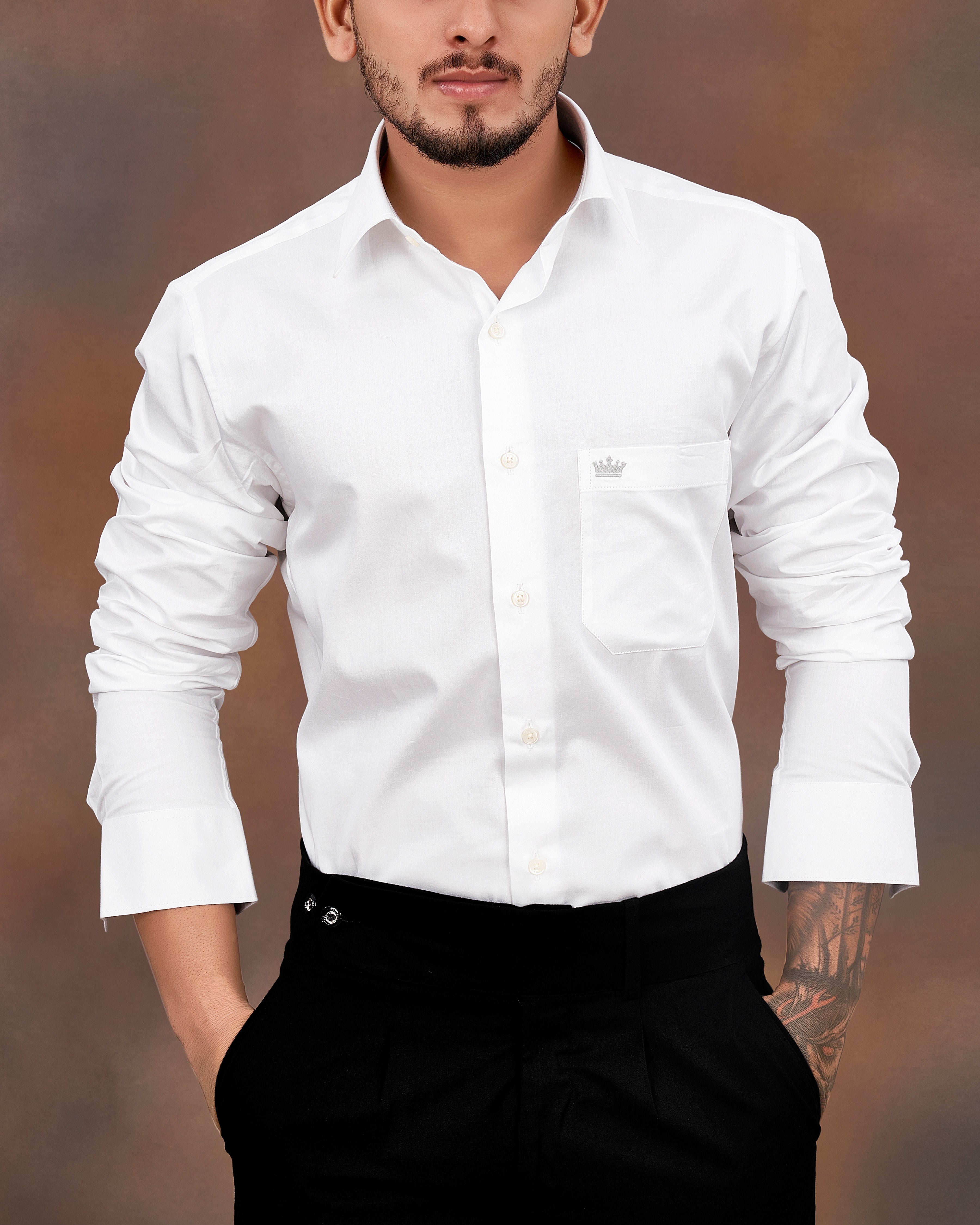 Bright White superior-quality Oxford shirt 8579-BLK-38, 8579-BLK-H-38, 8579-BLK-39, 8579-BLK-H-39, 8579-BLK-40, 8579-BLK-H-40, 8579-BLK-42, 8579-BLK-H-42, 8579-BLK-44, 8579-BLK-H-44, 8579-BLK-46, 8579-BLK-H-46, 8579-BLK-48, 8579-BLK-H-48, 8579-BLK-50, 8579-BLK-H-50, 8579-BLK-52, 8579-BLK-H-52