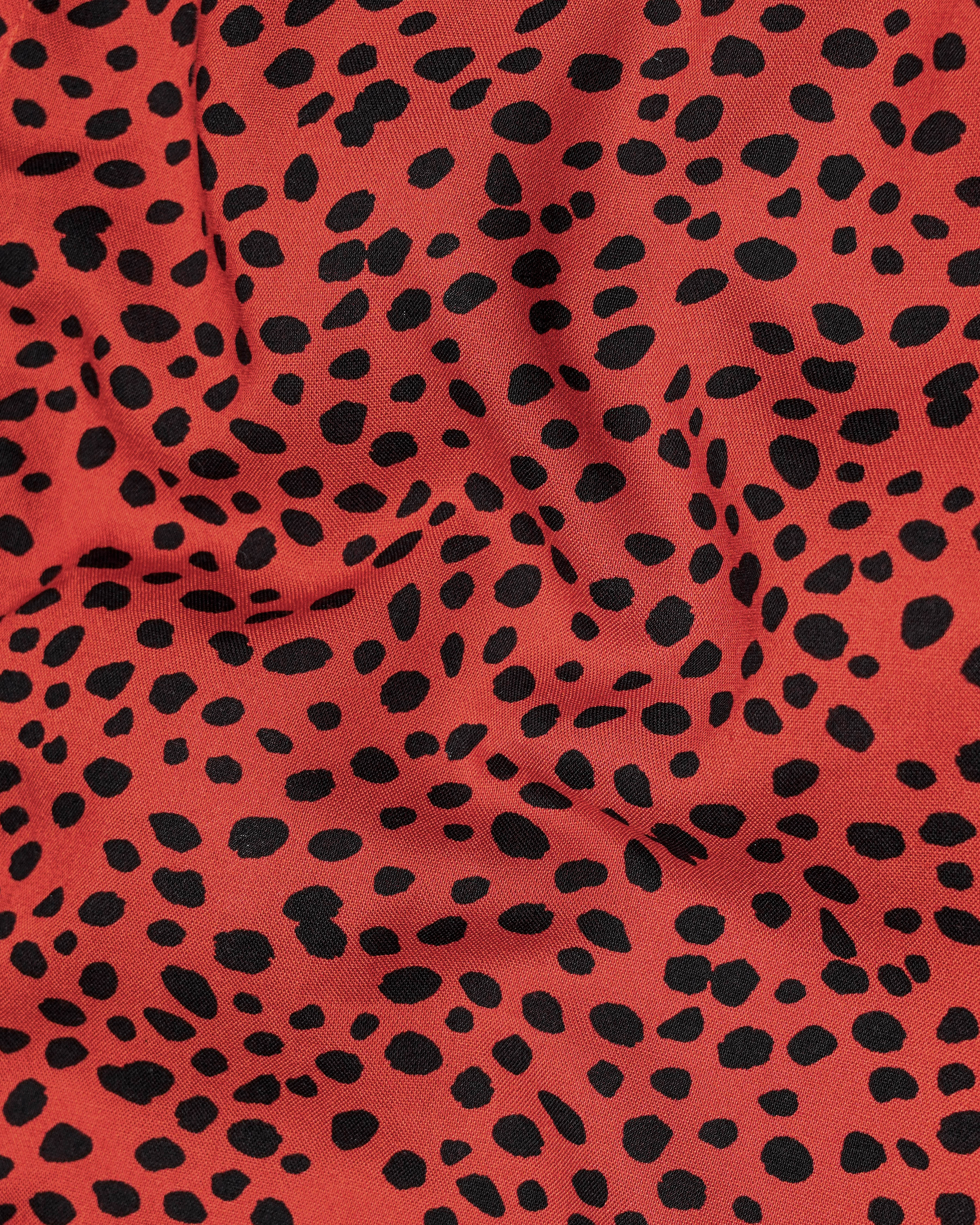 Mahogany Red Leopard Printed Premium Tencel Shirt  8595-BLK-38,8595-BLK-H-38,8595-BLK-39,8595-BLK-H-39,8595-BLK-40,8595-BLK-H-40,8595-BLK-42,8595-BLK-H-42,8595-BLK-44,8595-BLK-H-44,8595-BLK-46,8595-BLK-H-46,8595-BLK-48,8595-BLK-H-48,8595-BLK-50,8595-BLK-H-50,8595-BLK-52,8595-BLK-H-52