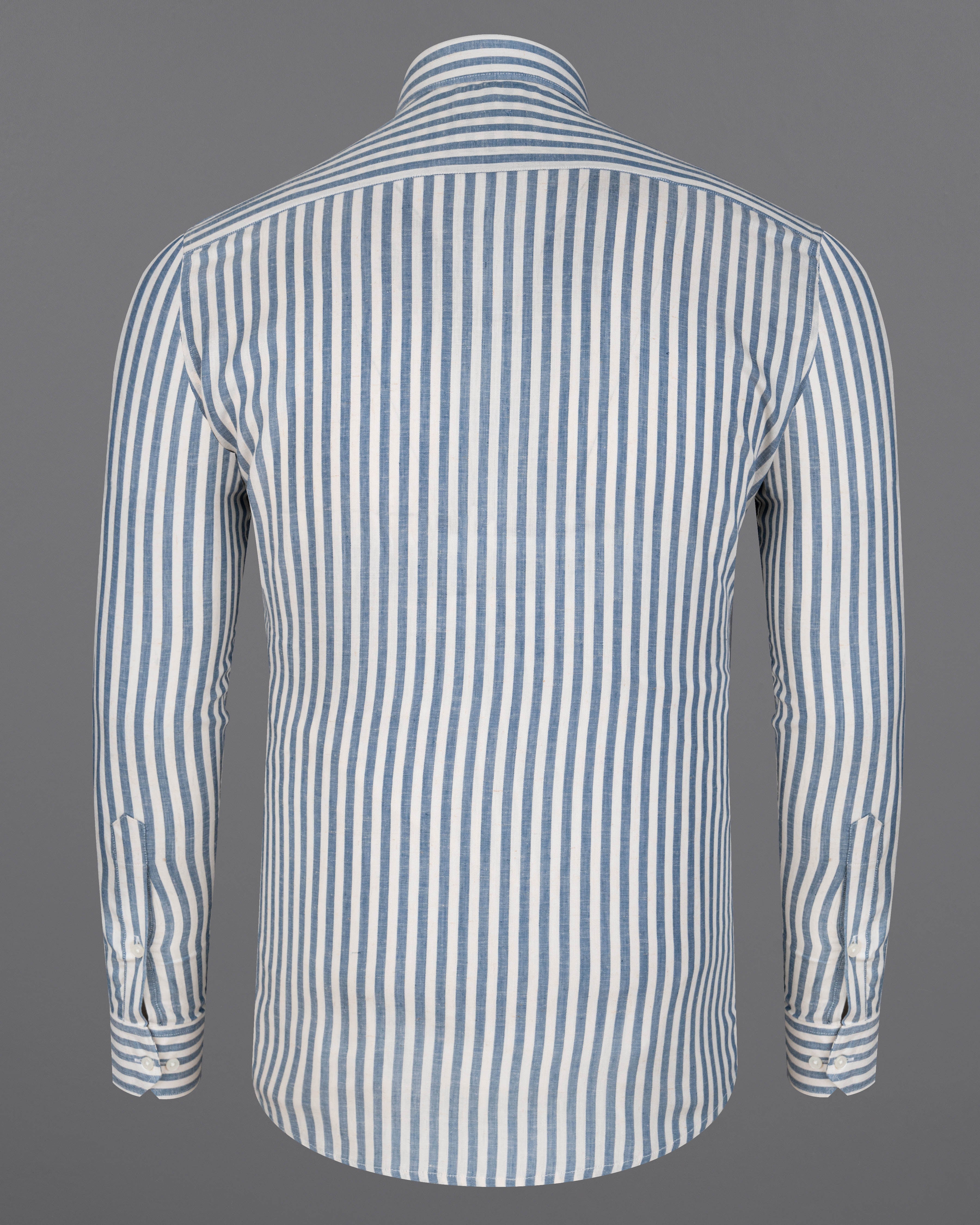 Bright White with Lynch Blue Striped Premium Tencel Shirt  8627-BD-38,8627-BD-H-38,8627-BD-39,8627-BD-H-39,8627-BD-40,8627-BD-H-40,8627-BD-42,8627-BD-H-42,8627-BD-44,8627-BD-H-44,8627-BD-46,8627-BD-H-46,8627-BD-48,8627-BD-H-48,8627-BD-50,8627-BD-H-50,8627-BD-52,8627-BD-H-52