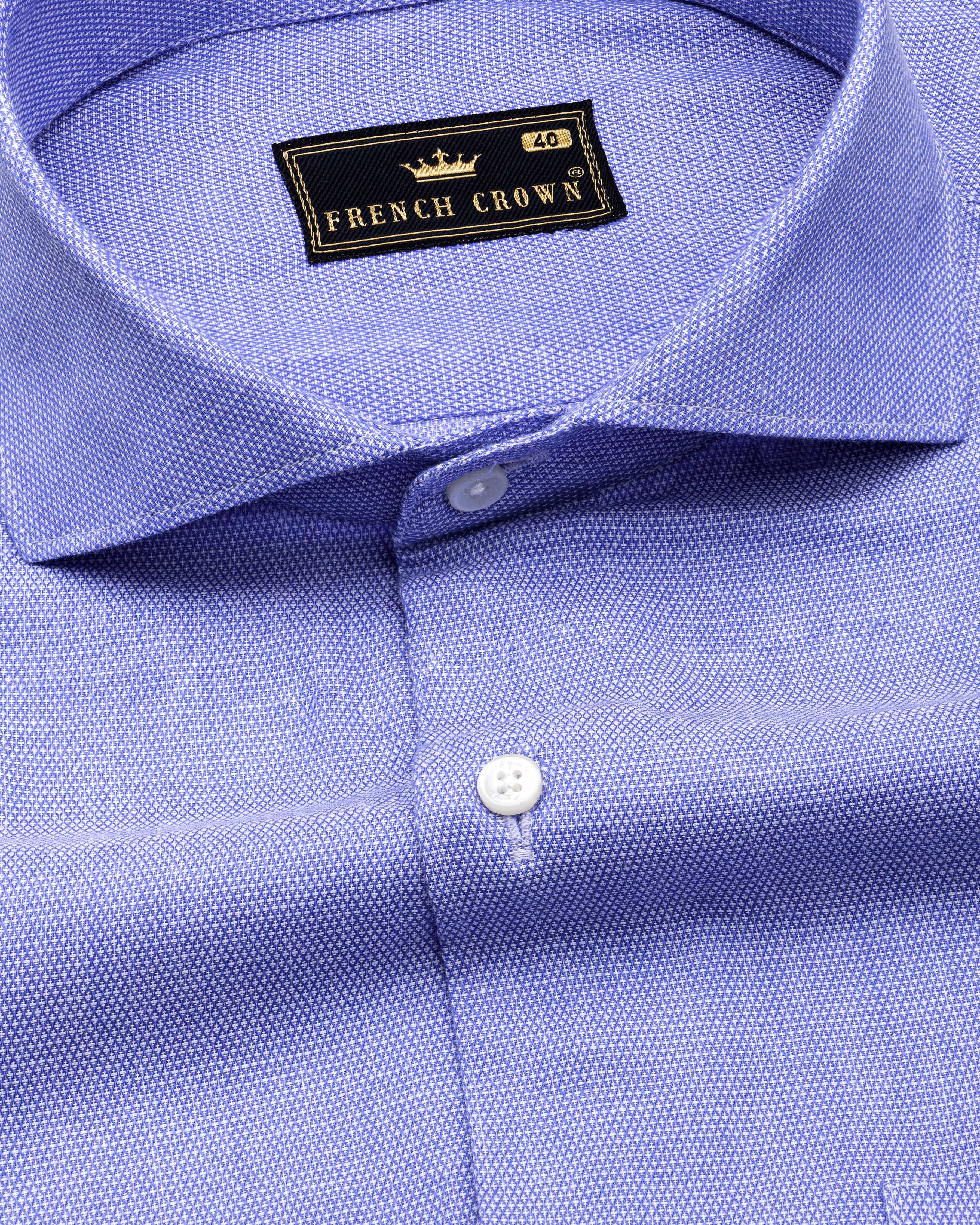 Periwinkle Blue Dobby Textured Premium Giza Cotton Shirt  8635-CA-38,8635-CA-H-38,8635-CA-39,8635-CA-H-39,8635-CA-40,8635-CA-H-40,8635-CA-42,8635-CA-H-42,8635-CA-44,8635-CA-H-44,8635-CA-46,8635-CA-H-46,8635-CA-48,8635-CA-H-48,8635-CA-50,8635-CA-H-50,8635-CA-52,8635-CA-H-52