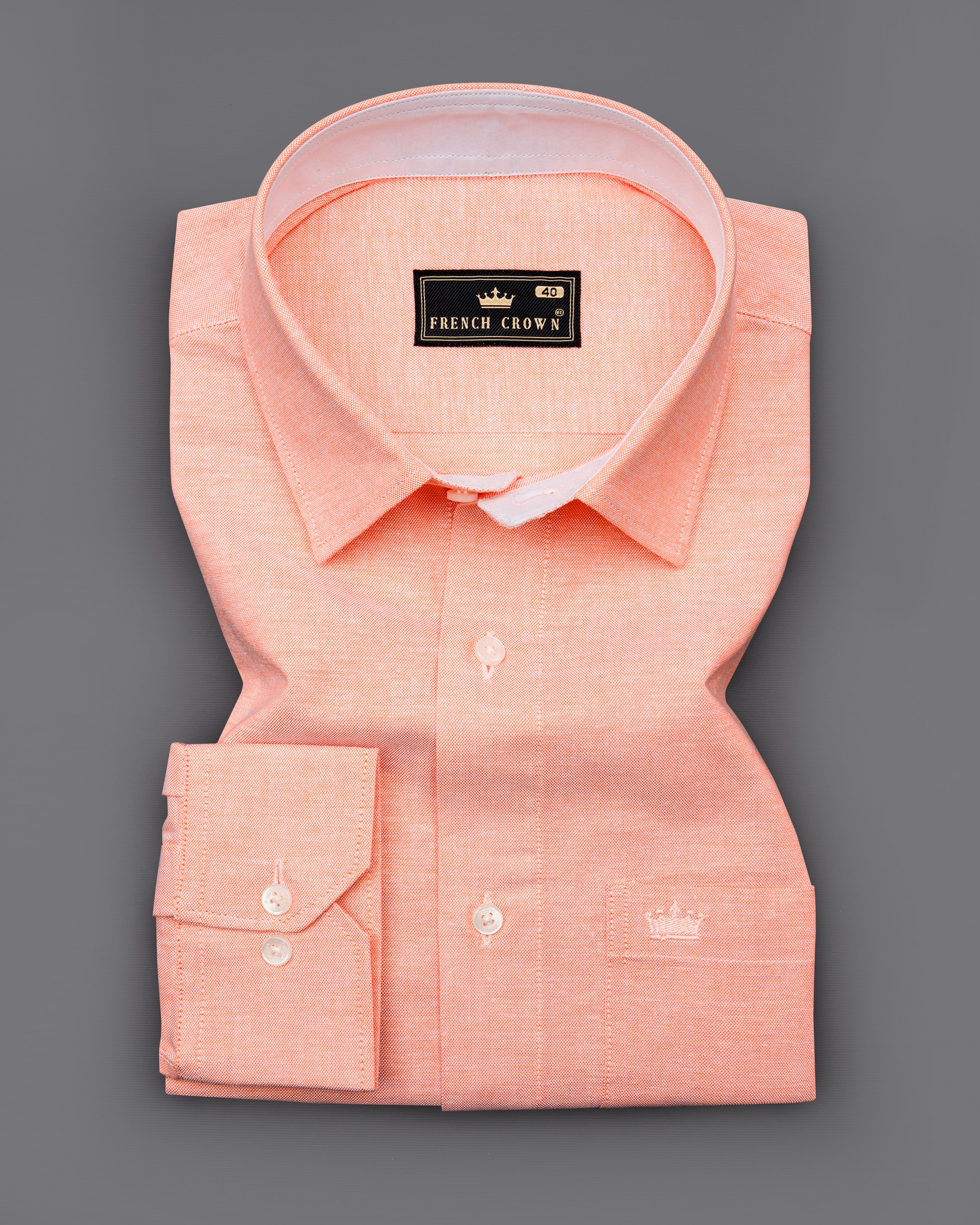 Melon Orange Royal Oxford Shirt  8638-CP-38,8638-CP-H-38,8638-CP-39,8638-CP-H-39,8638-CP-40,8638-CP-H-40,8638-CP-42,8638-CP-H-42,8638-CP-44,8638-CP-H-44,8638-CP-46,8638-CP-H-46,8638-CP-48,8638-CP-H-48,8638-CP-50,8638-CP-H-50,8638-CP-52,8638-CP-H-52