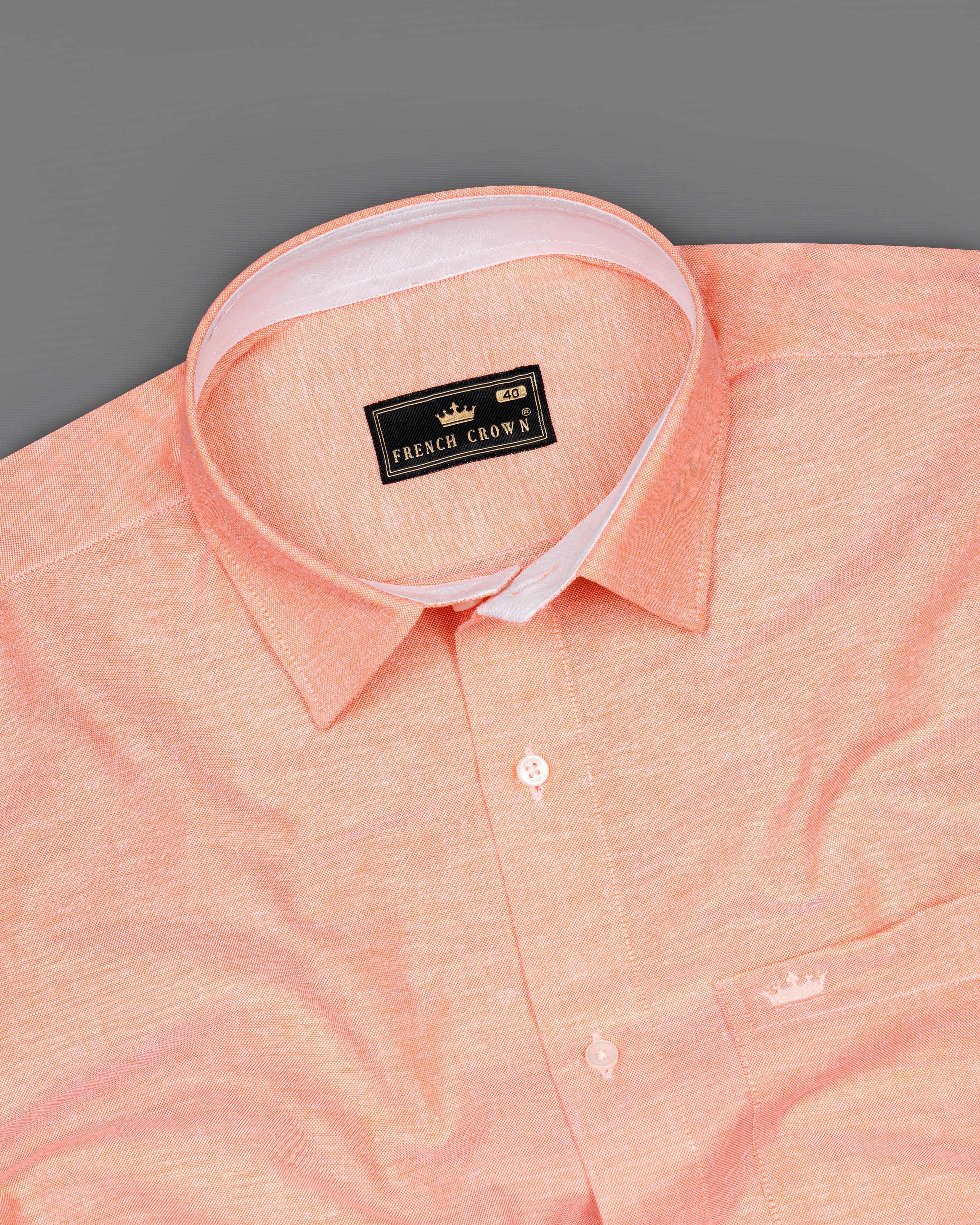 Melon Orange Royal Oxford Shirt  8638-CP-38,8638-CP-H-38,8638-CP-39,8638-CP-H-39,8638-CP-40,8638-CP-H-40,8638-CP-42,8638-CP-H-42,8638-CP-44,8638-CP-H-44,8638-CP-46,8638-CP-H-46,8638-CP-48,8638-CP-H-48,8638-CP-50,8638-CP-H-50,8638-CP-52,8638-CP-H-52