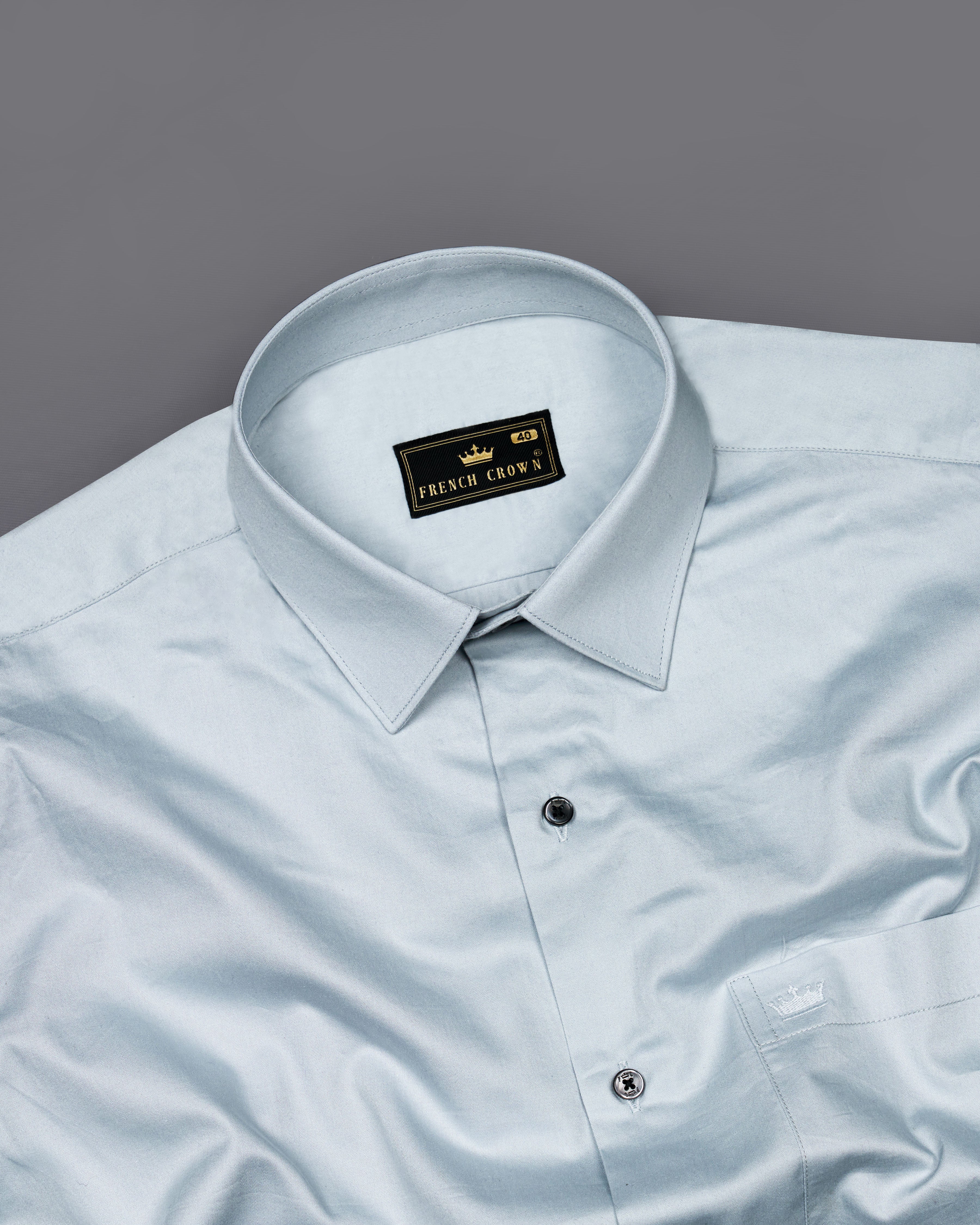 Oyster Blue Super Soft Premium Cotton Shirt  8677-BLK-38,8677-BLK-H-38,8677-BLK-39,8677-BLK-H-39,8677-BLK-40,8677-BLK-H-40,8677-BLK-42,8677-BLK-H-42,8677-BLK-44,8677-BLK-H-44,8677-BLK-46,8677-BLK-H-46,8677-BLK-48,8677-BLK-H-48,8677-BLK-50,8677-BLK-H-50,8677-BLK-52,8677-BLK-H-52