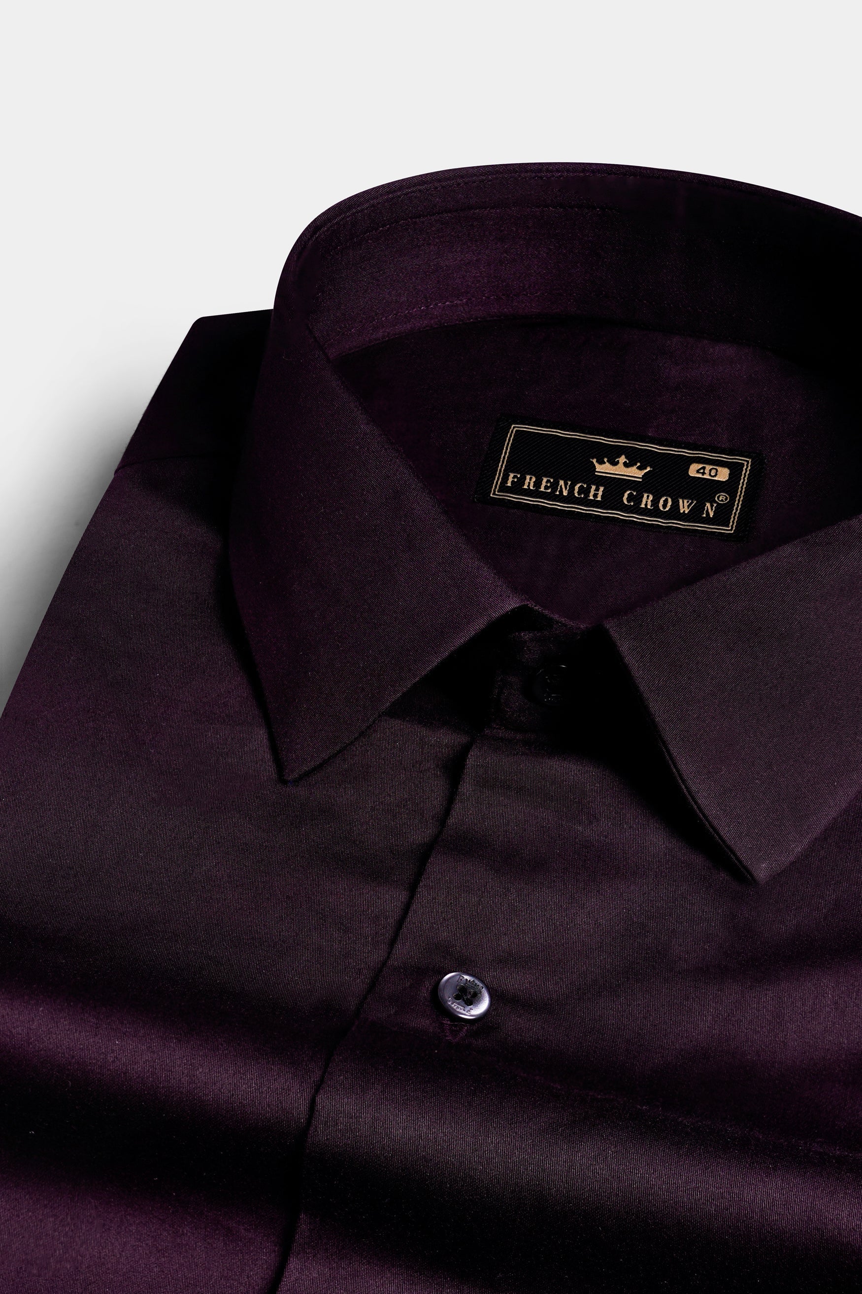 Tolopea Purple Subtle Sheen Super Soft Premium Cotton Shirt