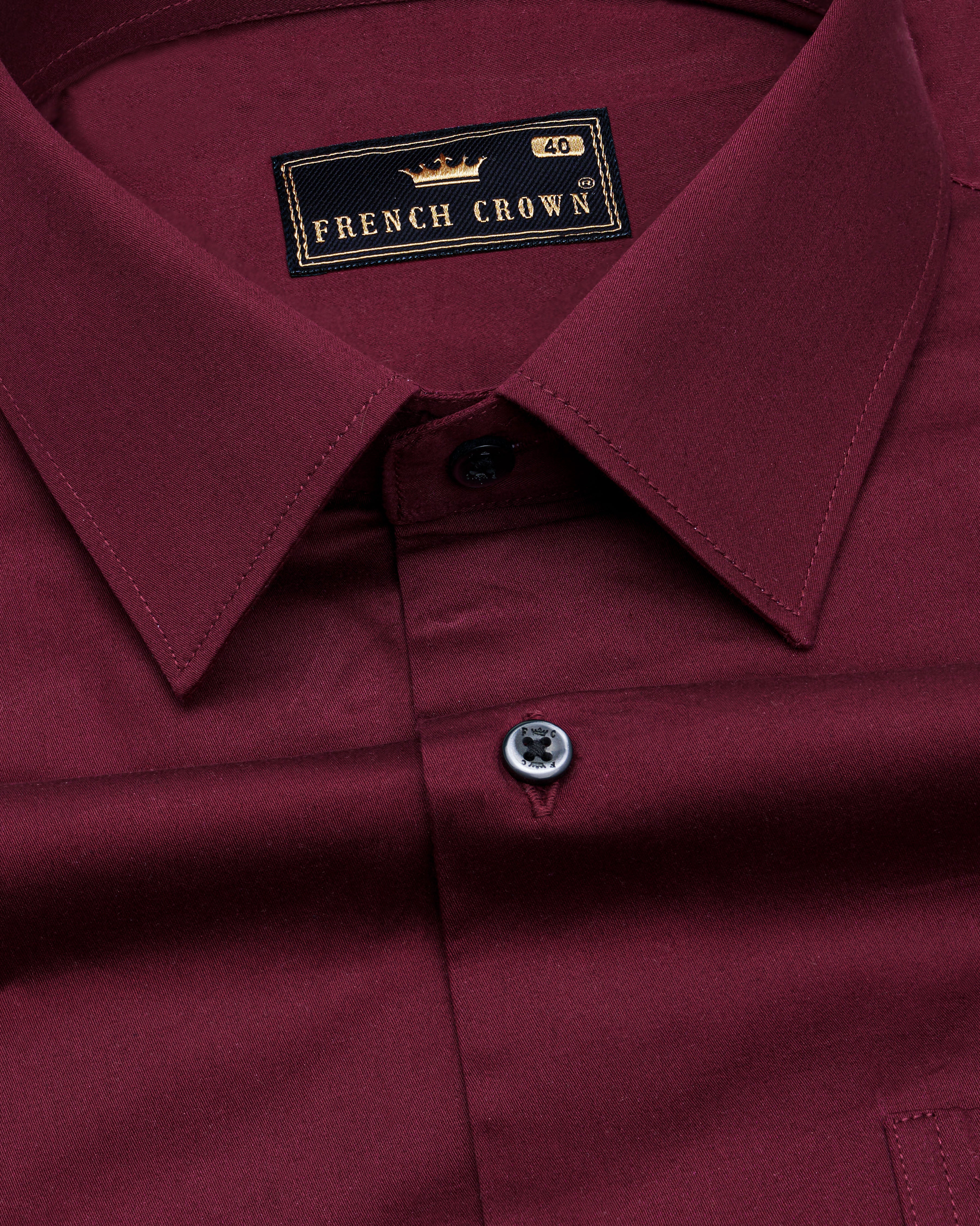 Crater Maroon Subtle Sheen Super Soft Premium Cotton Shirt 8693-BLK-38, 8693-BLK-H-38, 8693-BLK-39, 8693-BLK-H-39, 8693-BLK-40, 8693-BLK-H-40, 8693-BLK-42, 8693-BLK-H-42, 8693-BLK-44, 8693-BLK-H-44, 8693-BLK-46, 8693-BLK-H-46, 8693-BLK-48, 8693-BLK-H-48, 8693-BLK-50, 8693-BLK-H-50, 8693-BLK-52, 8693-BLK-H-52