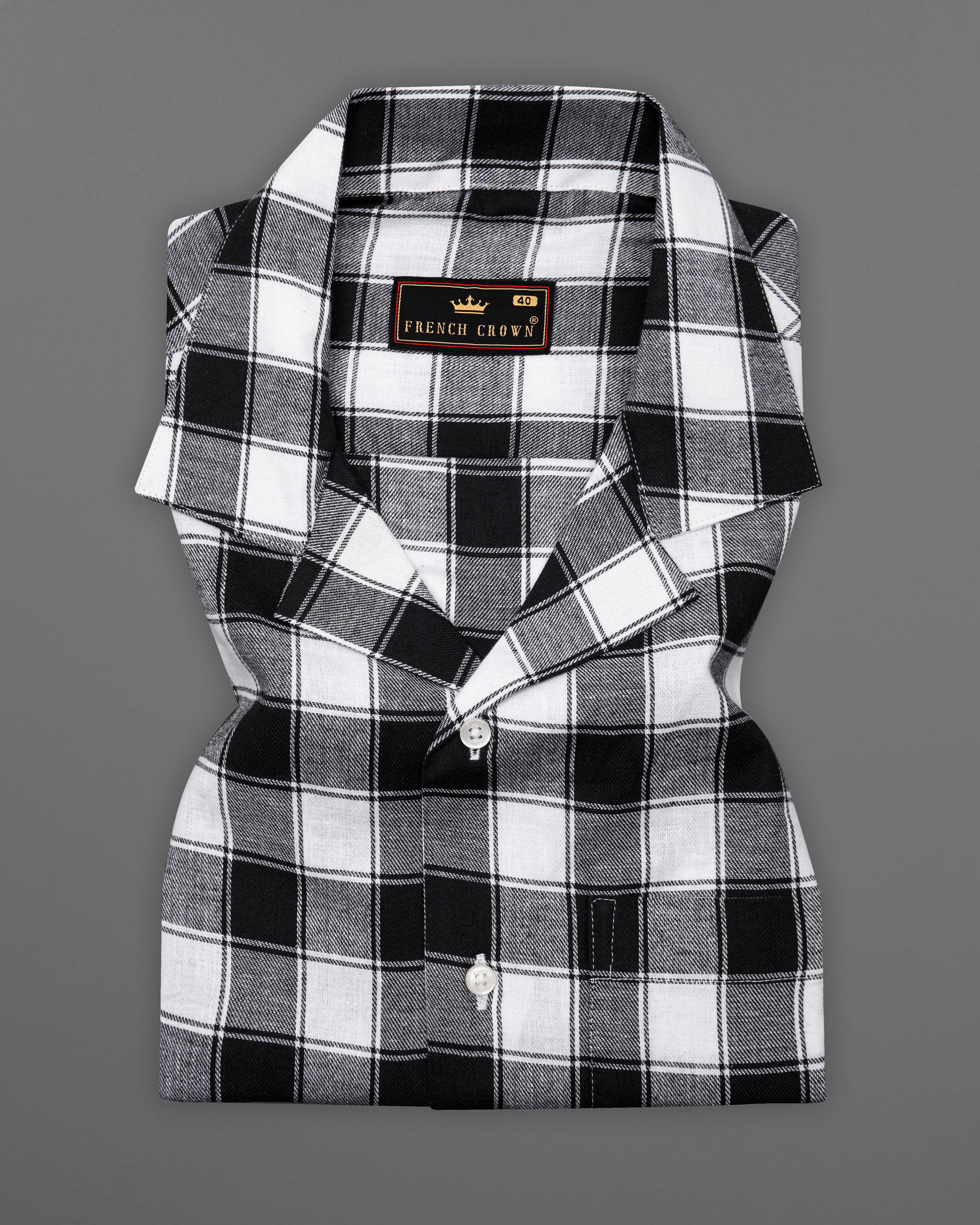 Bright White and Black Checked Dobby Textured Premium Giza Cotton Shirt  8710-CC-38,8710-CC-H-38,8710-CC-39,8710-CC-H-39,8710-CC-40,8710-CC-H-40,8710-CC-42,8710-CC-H-42,8710-CC-44,8710-CC-H-44,8710-CC-46,8710-CC-H-46,8710-CC-48,8710-CC-H-48,8710-CC-50,8710-CC-H-50,8710-CC-52,8710-CC-H-52