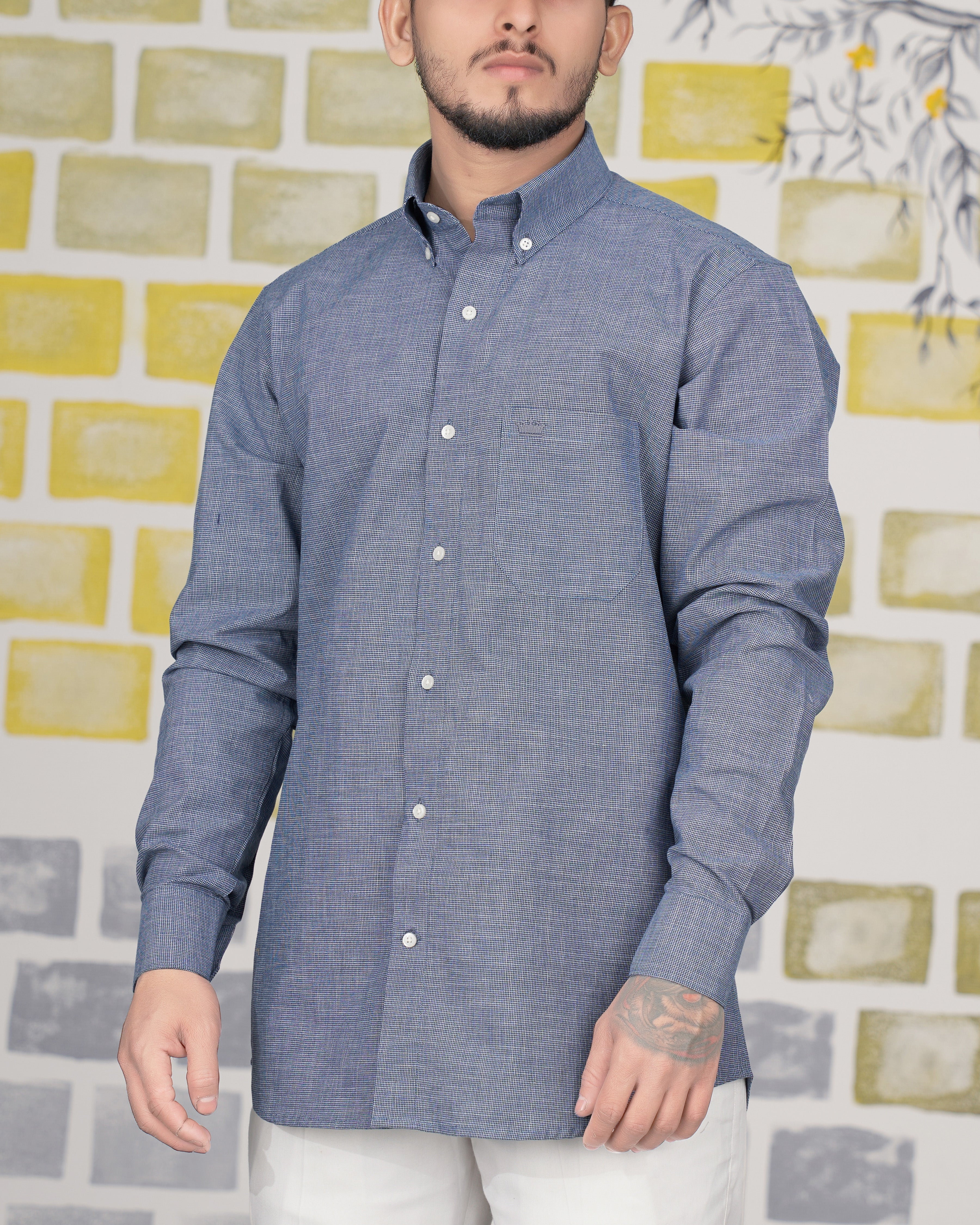 Storm Gray Royal Oxford Heavyweight Shirt