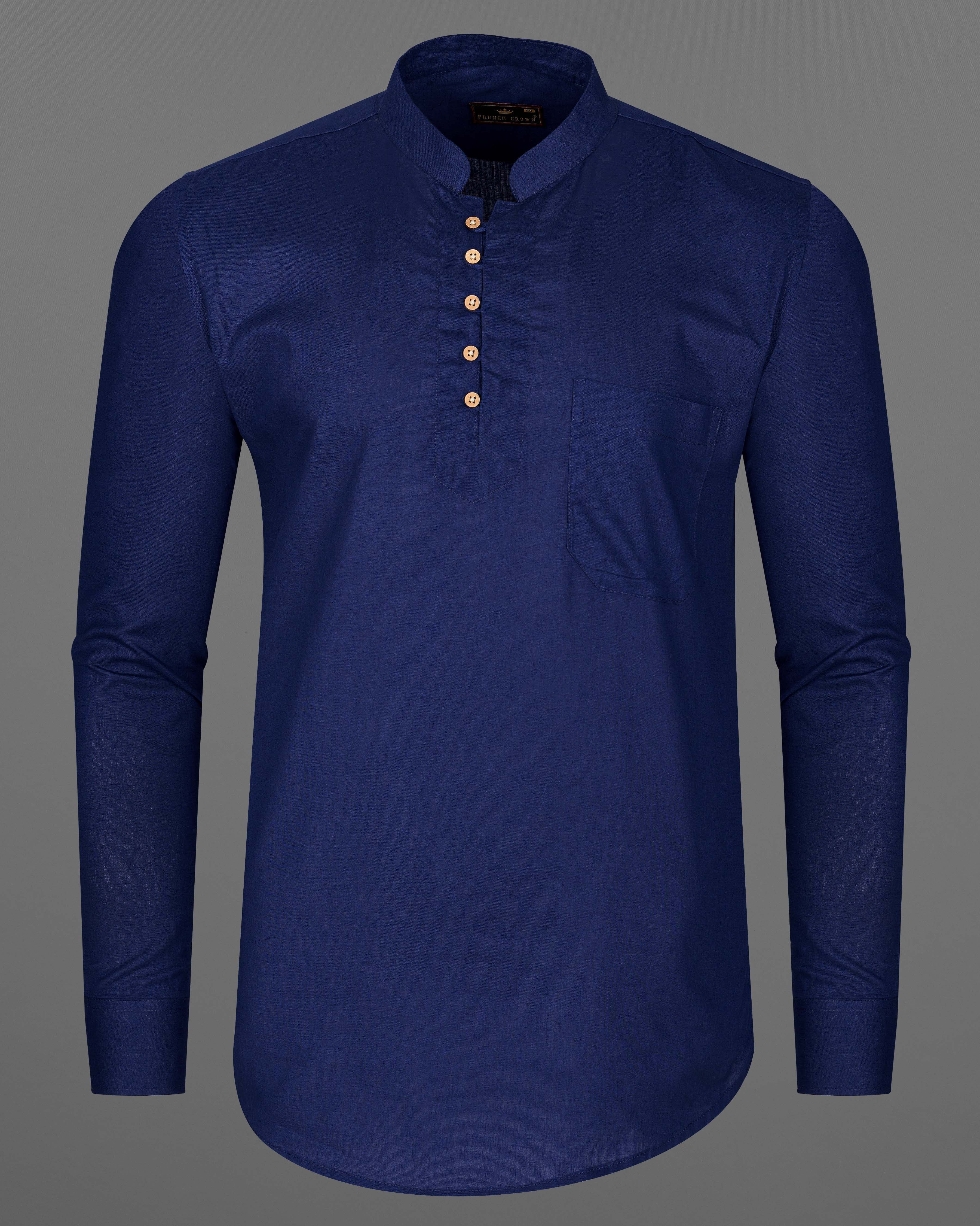 Bunting Navy Blue Luxurious Linen Kurta Shirt 8723-KS-38,8723-KS-H-38,8723-KS-39,8723-KS-H-39,8723-KS-40,8723-KS-H-40,8723-KS-42,8723-KS-H-42,8723-KS-44,8723-KS-H-44,8723-KS-46,8723-KS-H-46,8723-KS-48,8723-KS-H-48,8723-KS-50,8723-KS-H-50,8723-KS-52,8723-KS-H-52