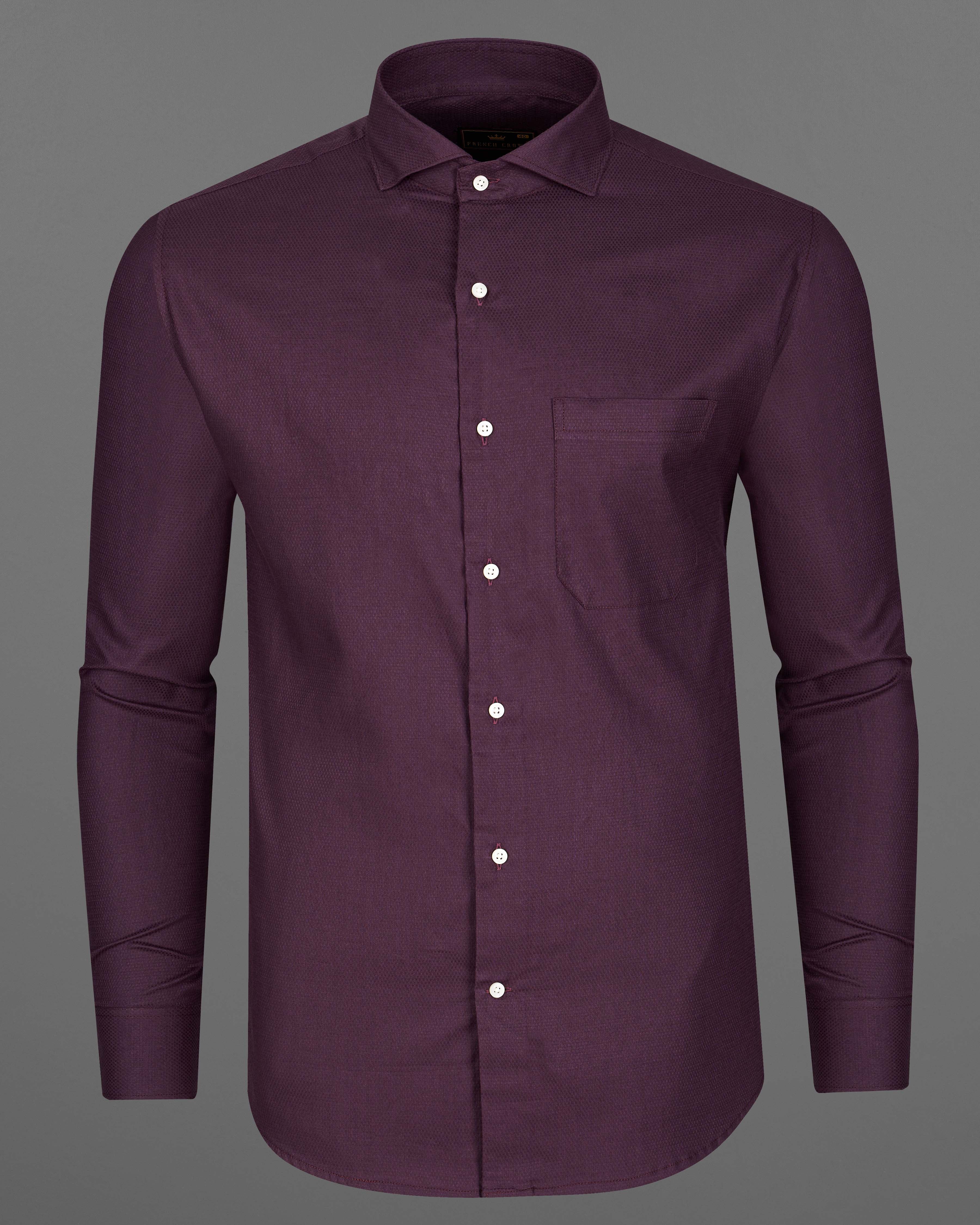 Thunder Maroon Dobby Textured Premium Giza Cotton Shirt  8729-CA-38,8729-CA-H-38,8729-CA-39,8729-CA-H-39,8729-CA-40,8729-CA-H-40,8729-CA-42,8729-CA-H-42,8729-CA-44,8729-CA-H-44,8729-CA-46,8729-CA-H-46,8729-CA-48,8729-CA-H-48,8729-CA-50,8729-CA-H-50,8729-CA-52,8729-CA-H-52