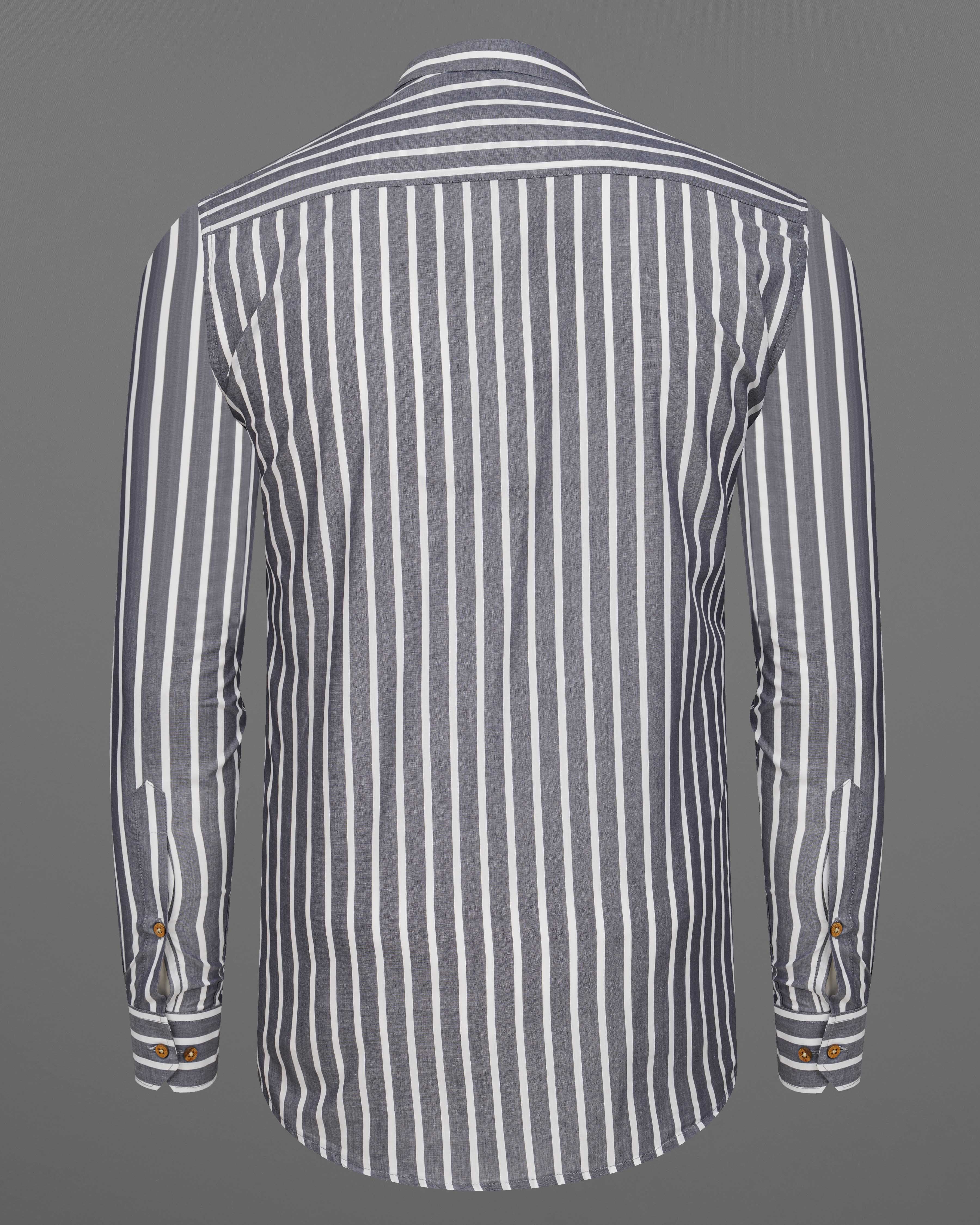 Cloudy Gray Striped Premium Cotton Kurta Shirt  8736-KS-38,8736-KS-H-38,8736-KS-39,8736-KS-H-39,8736-KS-40,8736-KS-H-40,8736-KS-42,8736-KS-H-42,8736-KS-44,8736-KS-H-44,8736-KS-46,8736-KS-H-46,8736-KS-48,8736-KS-H-48,8736-KS-50,8736-KS-H-50,8736-KS-52,8736-KS-H-52