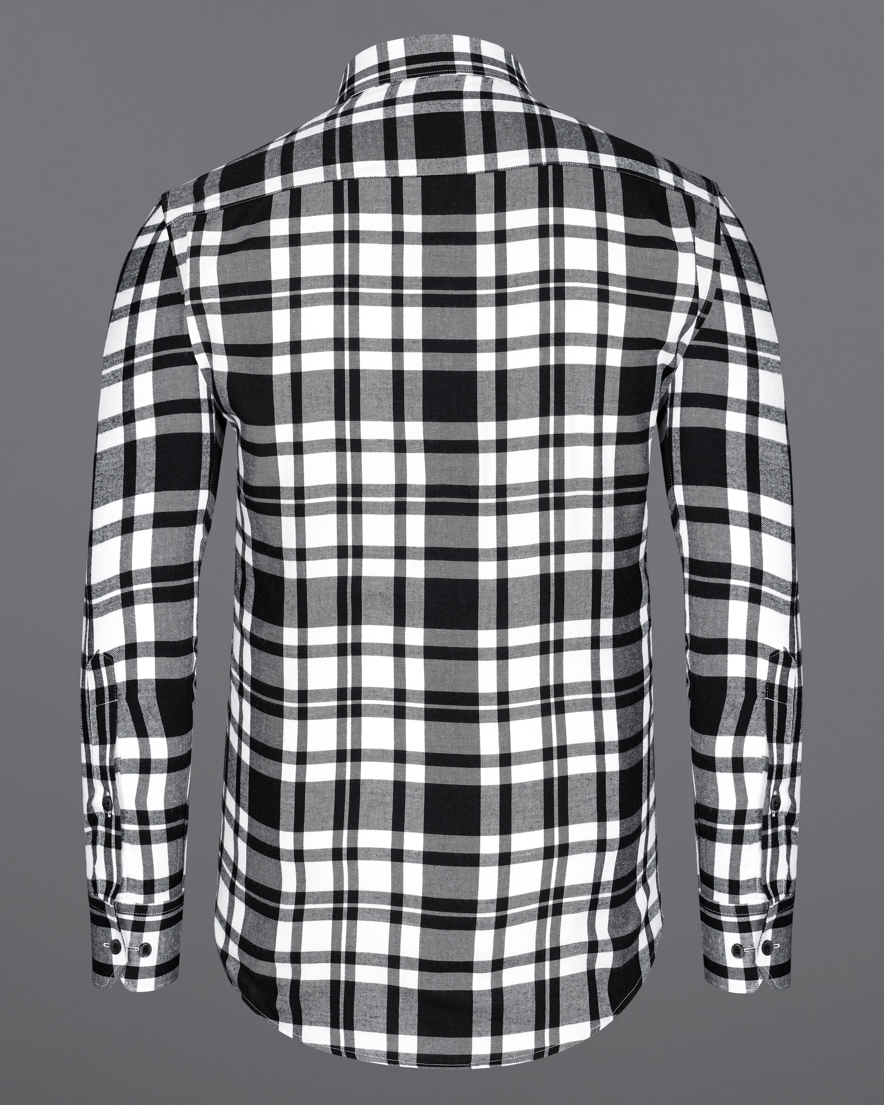 Jade Black and White Twill Plaid Premium Cotton Shirt 8744-BD-BLK-38, 8744-BD-BLK-H-38, 8744-BD-BLK-39, 8744-BD-BLK-H-39, 8744-BD-BLK-40, 8744-BD-BLK-H-40, 8744-BD-BLK-42, 8744-BD-BLK-H-42, 8744-BD-BLK-44, 8744-BD-BLK-H-44, 8744-BD-BLK-46, 8744-BD-BLK-H-46, 8744-BD-BLK-48, 8744-BD-BLK-H-48, 8744-BD-BLK-50, 8744-BD-BLK-H-50, 8744-BD-BLK-52, 8744-BD-BLK-H-52