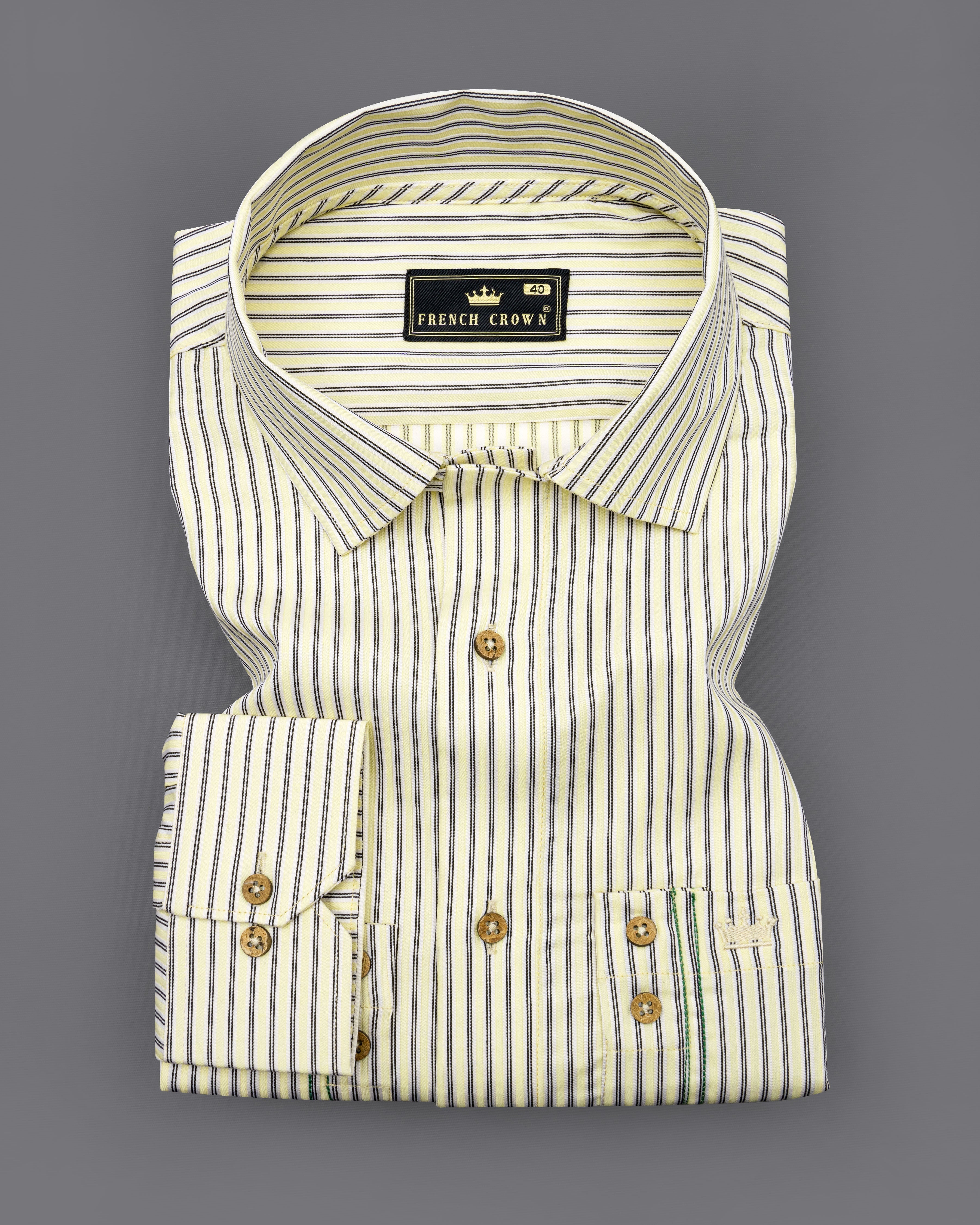 Colonial Beige Striped Dobby Premium Giza Cotton Designer Shirt  8753-P254-38,8753-P254-H-38,8753-P254-39,8753-P254-H-39,8753-P254-40,8753-P254-H-40,8753-P254-42,8753-P254-H-42,8753-P254-44,8753-P254-H-44,8753-P254-46,8753-P254-H-46,8753-P254-48,8753-P254-H-48,8753-P254-50,8753-P254-H-50,8753-P254-52,8753-P254-H-52