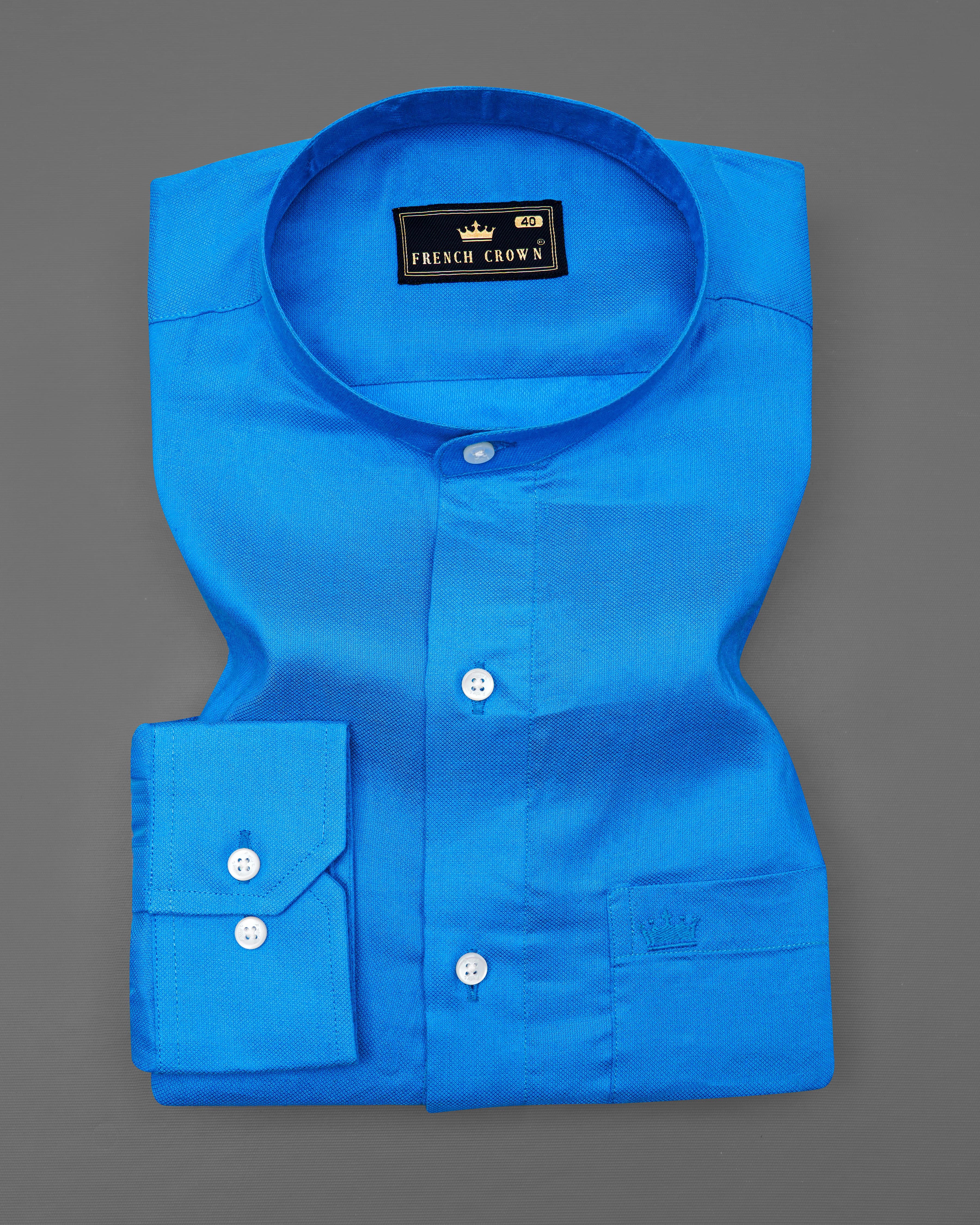 Radiance Blue Dobby Textured Premium Giza Cotton Shirt  8755-M-38,8755-M-H-38,8755-M-39,8755-M-H-39,8755-M-40,8755-M-H-40,8755-M-42,8755-M-H-42,8755-M-44,8755-M-H-44,8755-M-46,8755-M-H-46,8755-M-48,8755-M-H-48,8755-M-50,8755-M-H-50,8755-M-52,8755-M-H-52