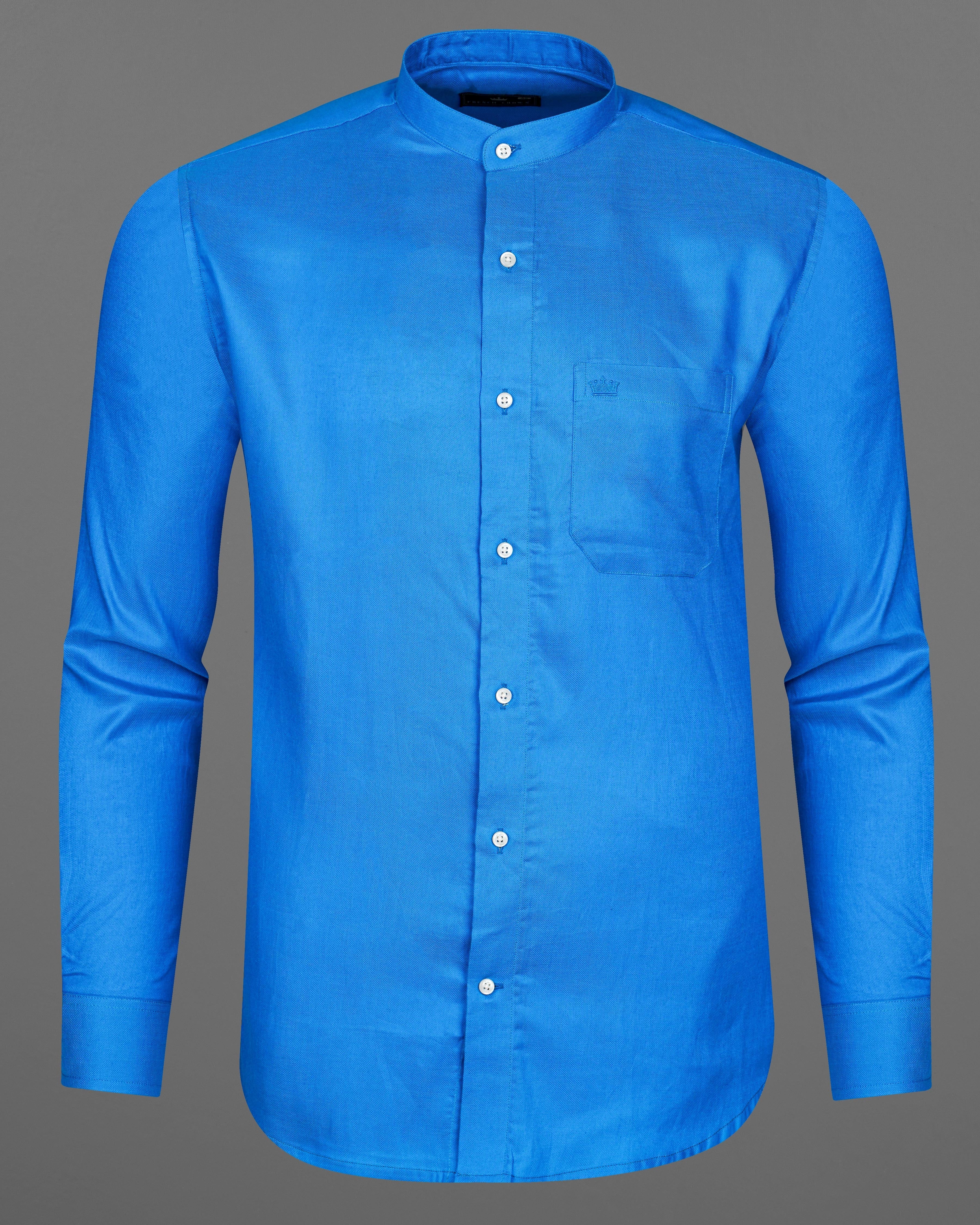 Radiance Blue Dobby Textured Premium Giza Cotton Shirt  8755-M-38,8755-M-H-38,8755-M-39,8755-M-H-39,8755-M-40,8755-M-H-40,8755-M-42,8755-M-H-42,8755-M-44,8755-M-H-44,8755-M-46,8755-M-H-46,8755-M-48,8755-M-H-48,8755-M-50,8755-M-H-50,8755-M-52,8755-M-H-52