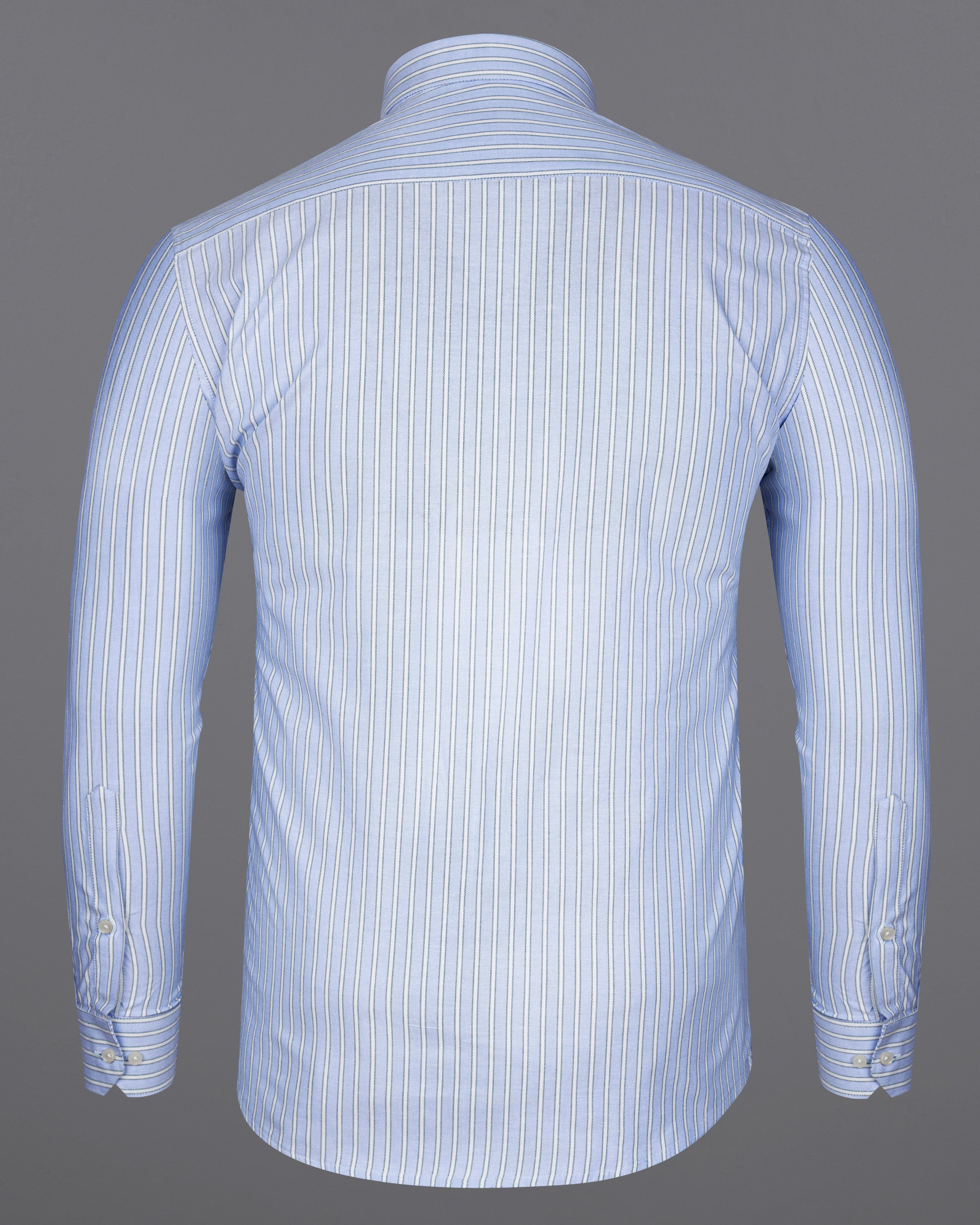 Coral Blue Striped Royal Oxford Shirt  8778-BD-38,8778-BD-H-38,8778-BD-39,8778-BD-H-39,8778-BD-40,8778-BD-H-40,8778-BD-42,8778-BD-H-42,8778-BD-44,8778-BD-H-44,8778-BD-46,8778-BD-H-46,8778-BD-48,8778-BD-H-48,8778-BD-50,8778-BD-H-50,8778-BD-52,8778-BD-H-52