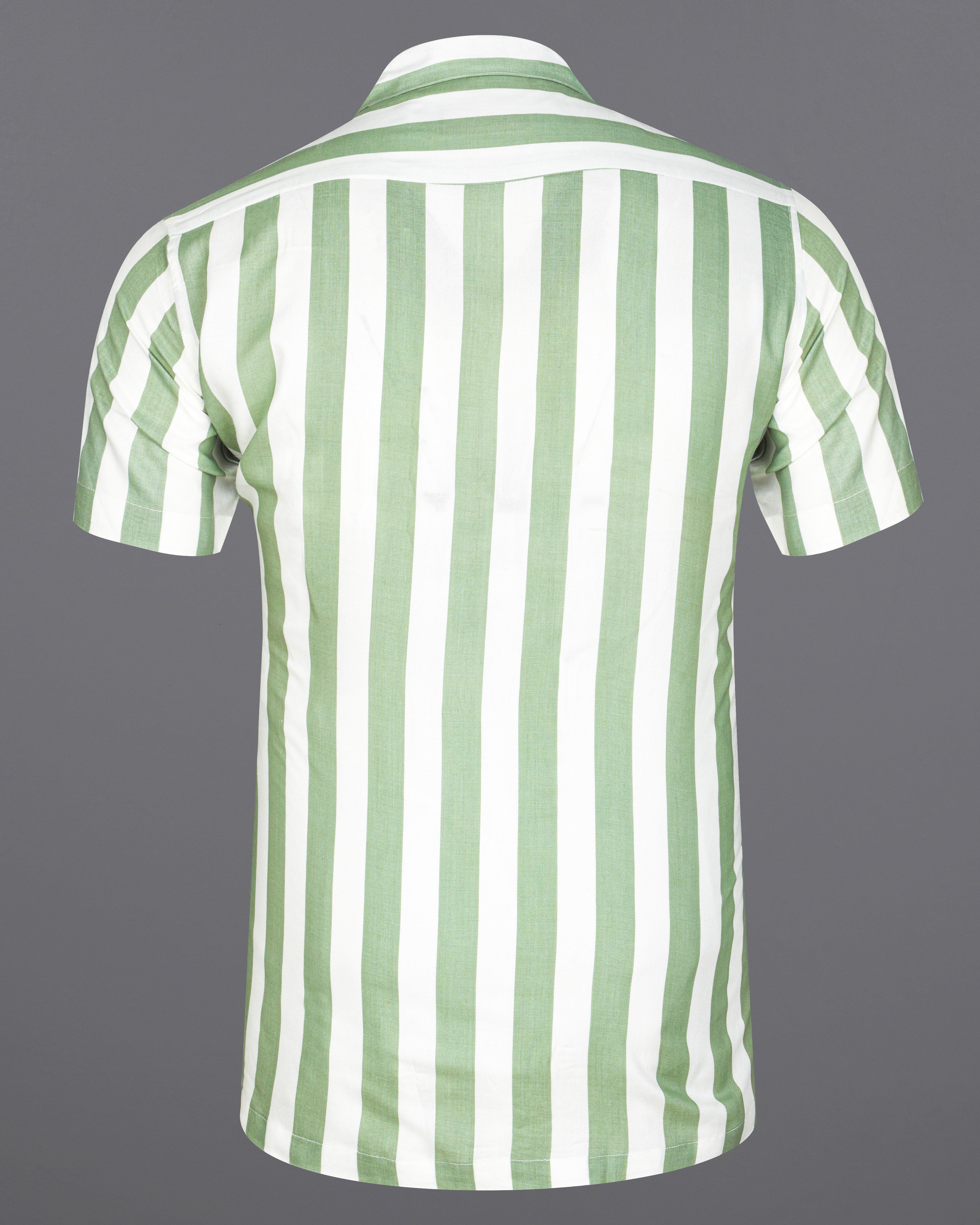 Coriander Green with Bright White Striped Premium Tencel Shirt  8795-CC-38,8795-CC-H-38,8795-CC-39,8795-CC-H-39,8795-CC-40,8795-CC-H-40,8795-CC-42,8795-CC-H-42,8795-CC-44,8795-CC-H-44,8795-CC-46,8795-CC-H-46,8795-CC-48,8795-CC-H-48,8795-CC-50,8795-CC-H-50,8795-CC-52,8795-CC-H-52