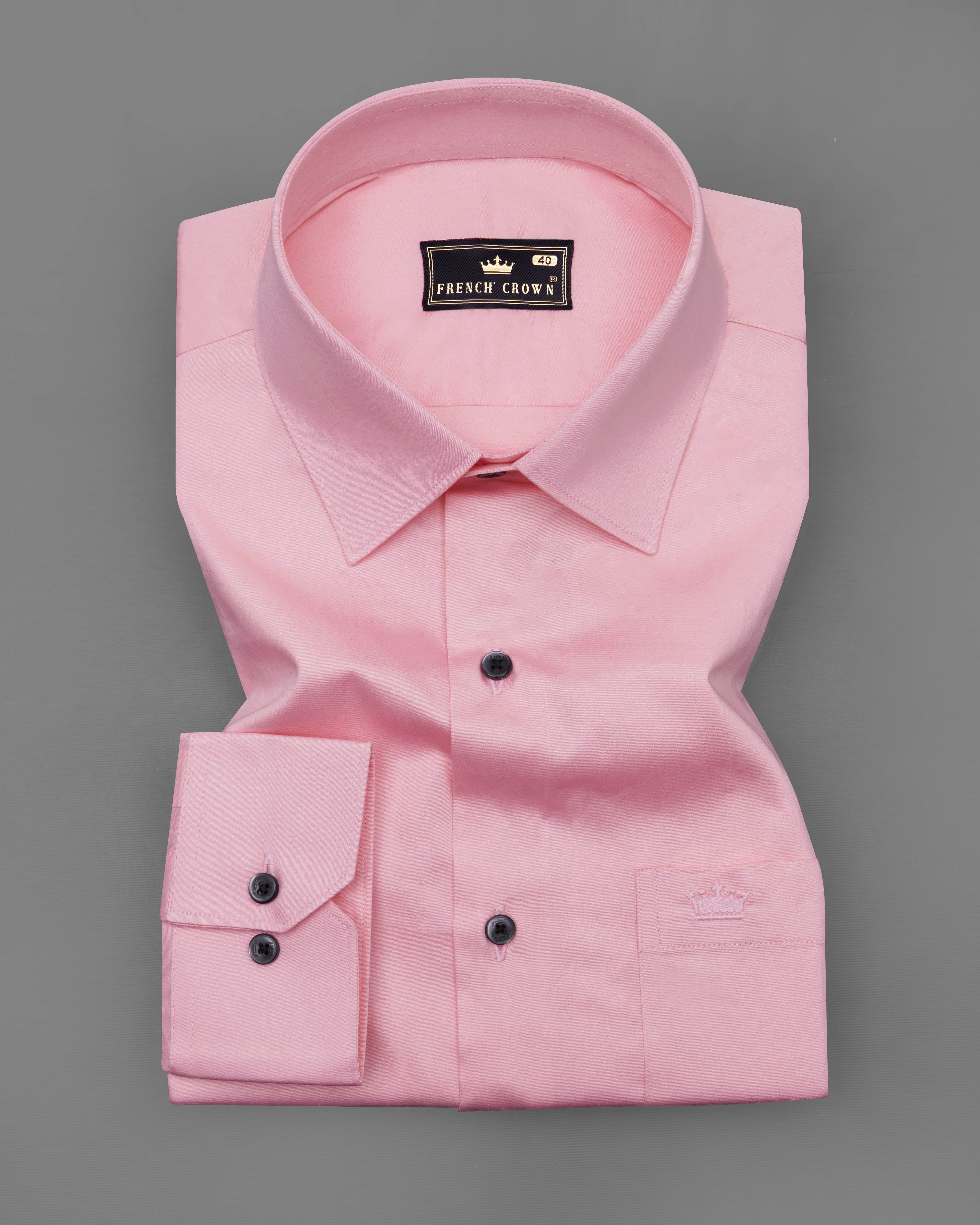 Azalea Pink Super Soft Premium Cotton Shirt  8823-BLK-38,8823-BLK-H-38,8823-BLK-39,8823-BLK-H-39,8823-BLK-40,8823-BLK-H-40,8823-BLK-42,8823-BLK-H-42,8823-BLK-44,8823-BLK-H-44,8823-BLK-46,8823-BLK-H-46,8823-BLK-48,8823-BLK-H-48,8823-BLK-50,8823-BLK-H-50,8823-BLK-52,8823-BLK-H-52