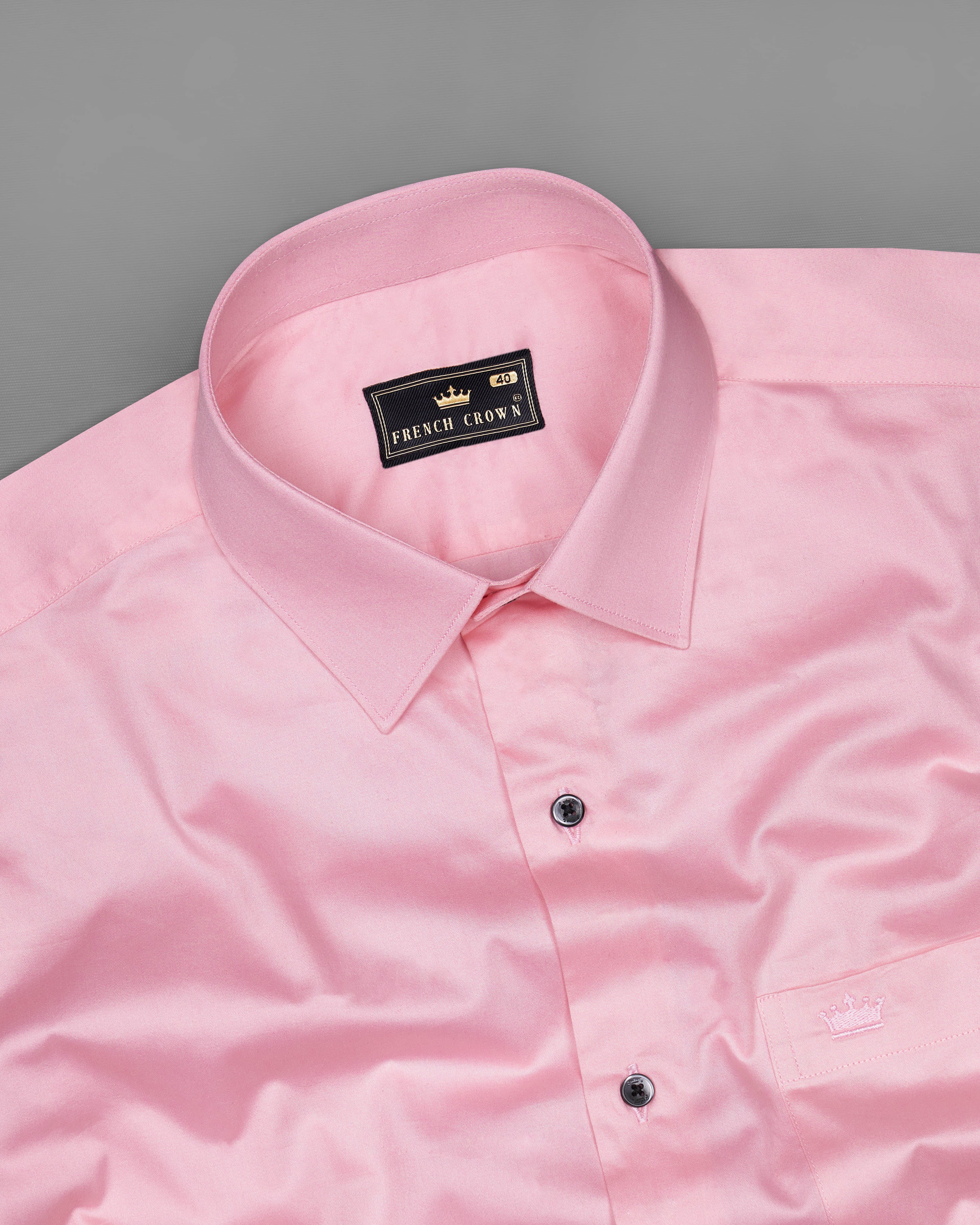 Azalea Pink Super Soft Premium Cotton Shirt  8823-BLK-38,8823-BLK-H-38,8823-BLK-39,8823-BLK-H-39,8823-BLK-40,8823-BLK-H-40,8823-BLK-42,8823-BLK-H-42,8823-BLK-44,8823-BLK-H-44,8823-BLK-46,8823-BLK-H-46,8823-BLK-48,8823-BLK-H-48,8823-BLK-50,8823-BLK-H-50,8823-BLK-52,8823-BLK-H-52