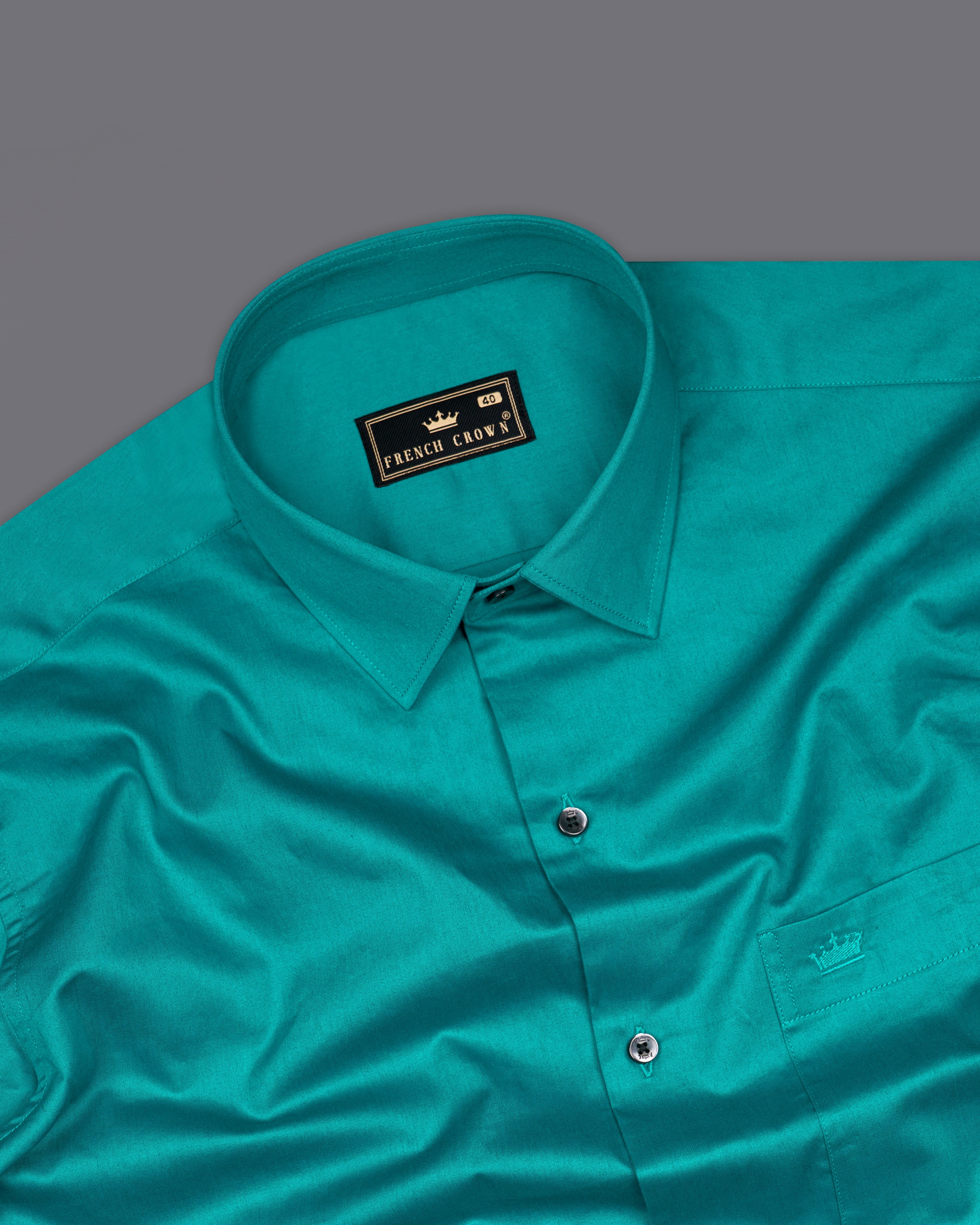 Teal Blue Super Soft Premium Cotton Shirt 8827-BLK-38, 8827-BLK-H-38, 8827-BLK-39, 8827-BLK-H-39, 8827-BLK-40, 8827-BLK-H-40, 8827-BLK-42, 8827-BLK-H-42, 8827-BLK-44, 8827-BLK-H-44, 8827-BLK-46, 8827-BLK-H-46, 8827-BLK-48, 8827-BLK-H-48, 8827-BLK-50, 8827-BLK-H-50, 8827-BLK-52, 8827-BLK-H-52