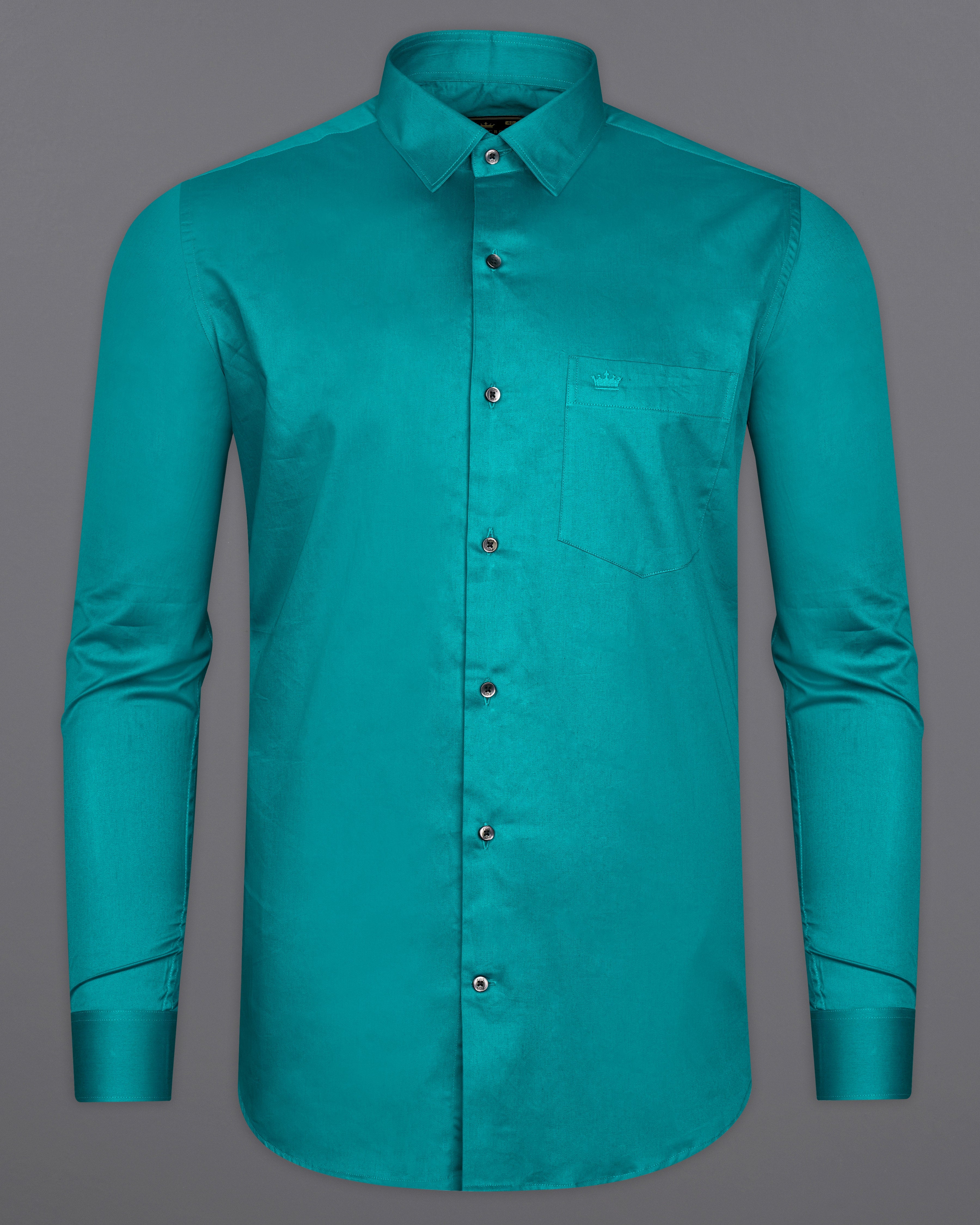 Teal Blue Super Soft Premium Cotton Shirt 8827-BLK-38, 8827-BLK-H-38, 8827-BLK-39, 8827-BLK-H-39, 8827-BLK-40, 8827-BLK-H-40, 8827-BLK-42, 8827-BLK-H-42, 8827-BLK-44, 8827-BLK-H-44, 8827-BLK-46, 8827-BLK-H-46, 8827-BLK-48, 8827-BLK-H-48, 8827-BLK-50, 8827-BLK-H-50, 8827-BLK-52, 8827-BLK-H-52