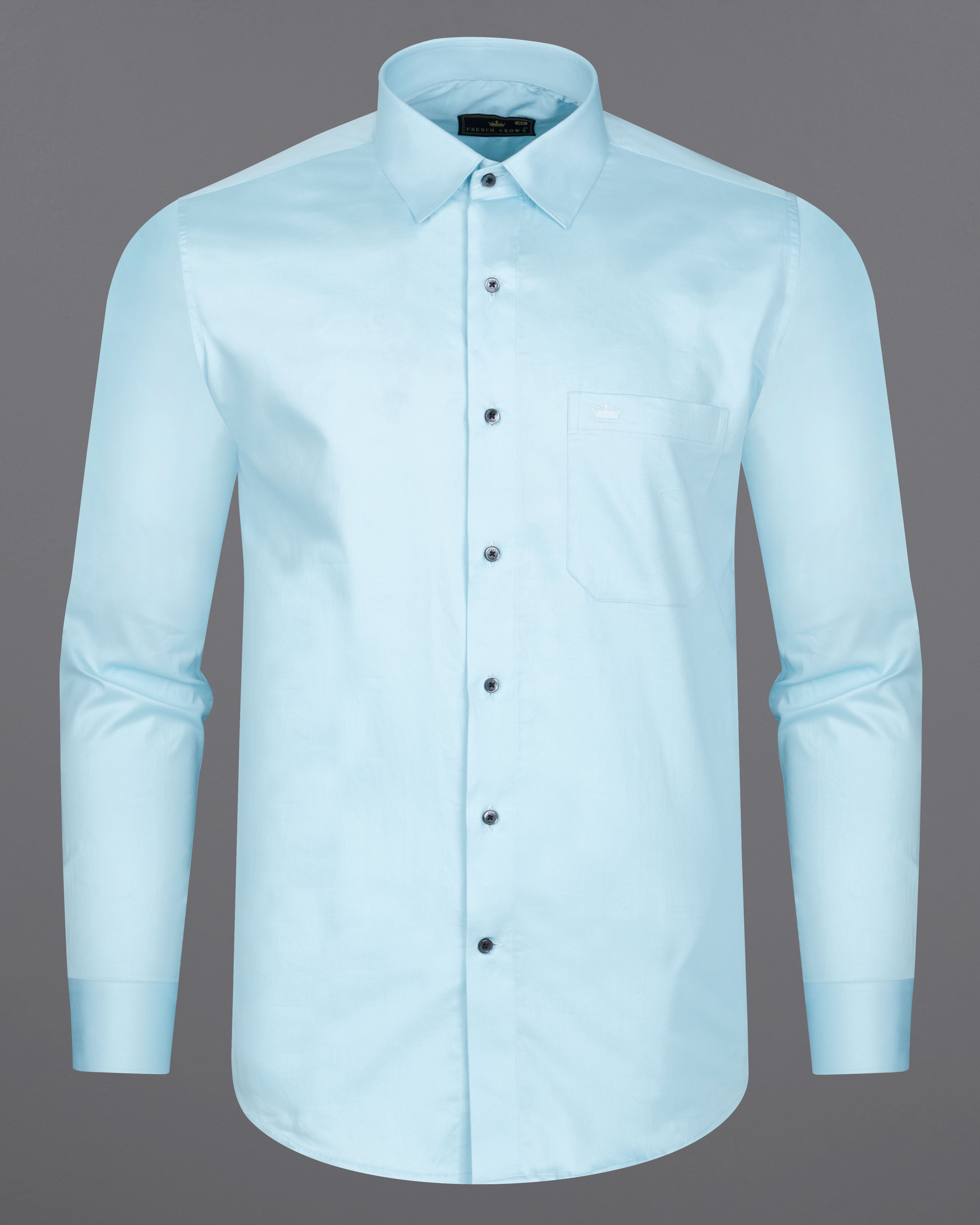 Turquoise Sky Blue Subtle Sheen Super Soft Premium Cotton Shirt 8837-BLK-38, 8837-BLK-H-38, 8837-BLK-39, 8837-BLK-H-39, 8837-BLK-40, 8837-BLK-H-40, 8837-BLK-42, 8837-BLK-H-42, 8837-BLK-44, 8837-BLK-H-44, 8837-BLK-46, 8837-BLK-H-46, 8837-BLK-48, 8837-BLK-H-48, 8837-BLK-50, 8837-BLK-H-50, 8837-BLK-52, 8837-BLK-H-52