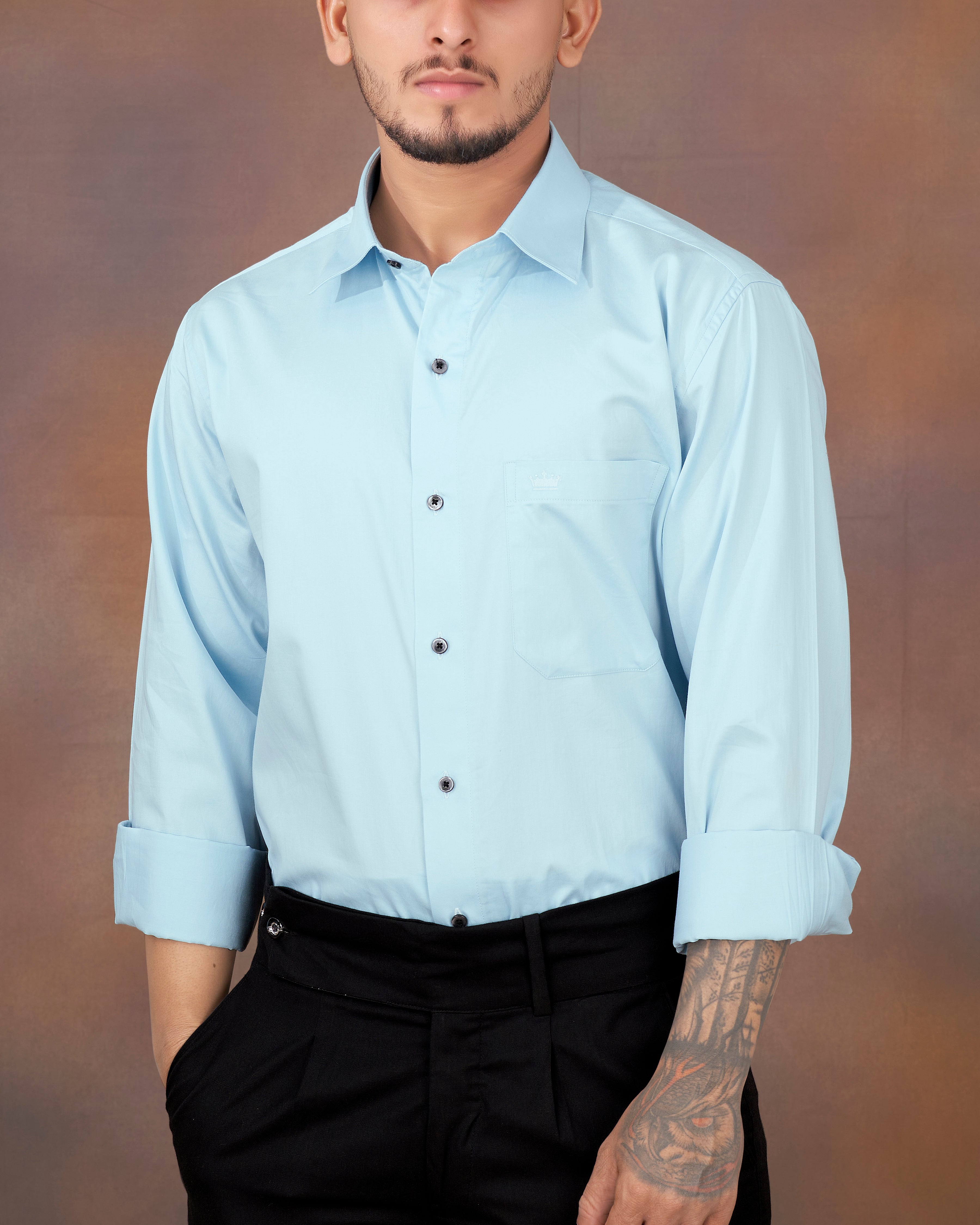 Turquoise Sky Blue Subtle Sheen Super Soft Premium Cotton Shirt 8837-BLK-38, 8837-BLK-H-38, 8837-BLK-39, 8837-BLK-H-39, 8837-BLK-40, 8837-BLK-H-40, 8837-BLK-42, 8837-BLK-H-42, 8837-BLK-44, 8837-BLK-H-44, 8837-BLK-46, 8837-BLK-H-46, 8837-BLK-48, 8837-BLK-H-48, 8837-BLK-50, 8837-BLK-H-50, 8837-BLK-52, 8837-BLK-H-52