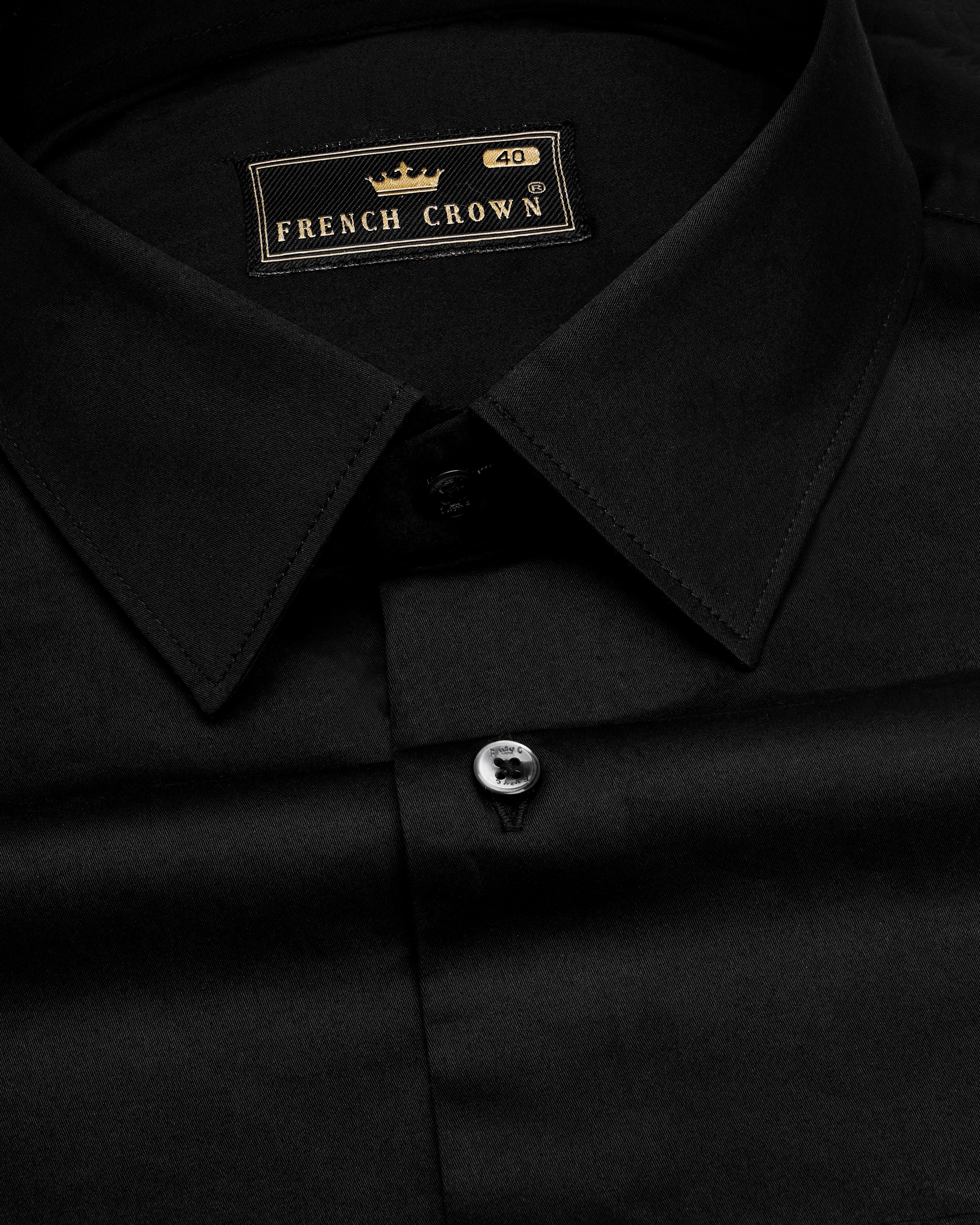 Jade Black Subtle Sheen Super Soft Premium Cotton Shirt 8841-BLK-38, 8841-BLK-H-38, 8841-BLK-39, 8841-BLK-H-39, 8841-BLK-40, 8841-BLK-H-40, 8841-BLK-42, 8841-BLK-H-42, 8841-BLK-44, 8841-BLK-H-44, 8841-BLK-46, 8841-BLK-H-46, 8841-BLK-48, 8841-BLK-H-48, 8841-BLK-50, 8841-BLK-H-50, 8841-BLK-52, 8841-BLK-H-52