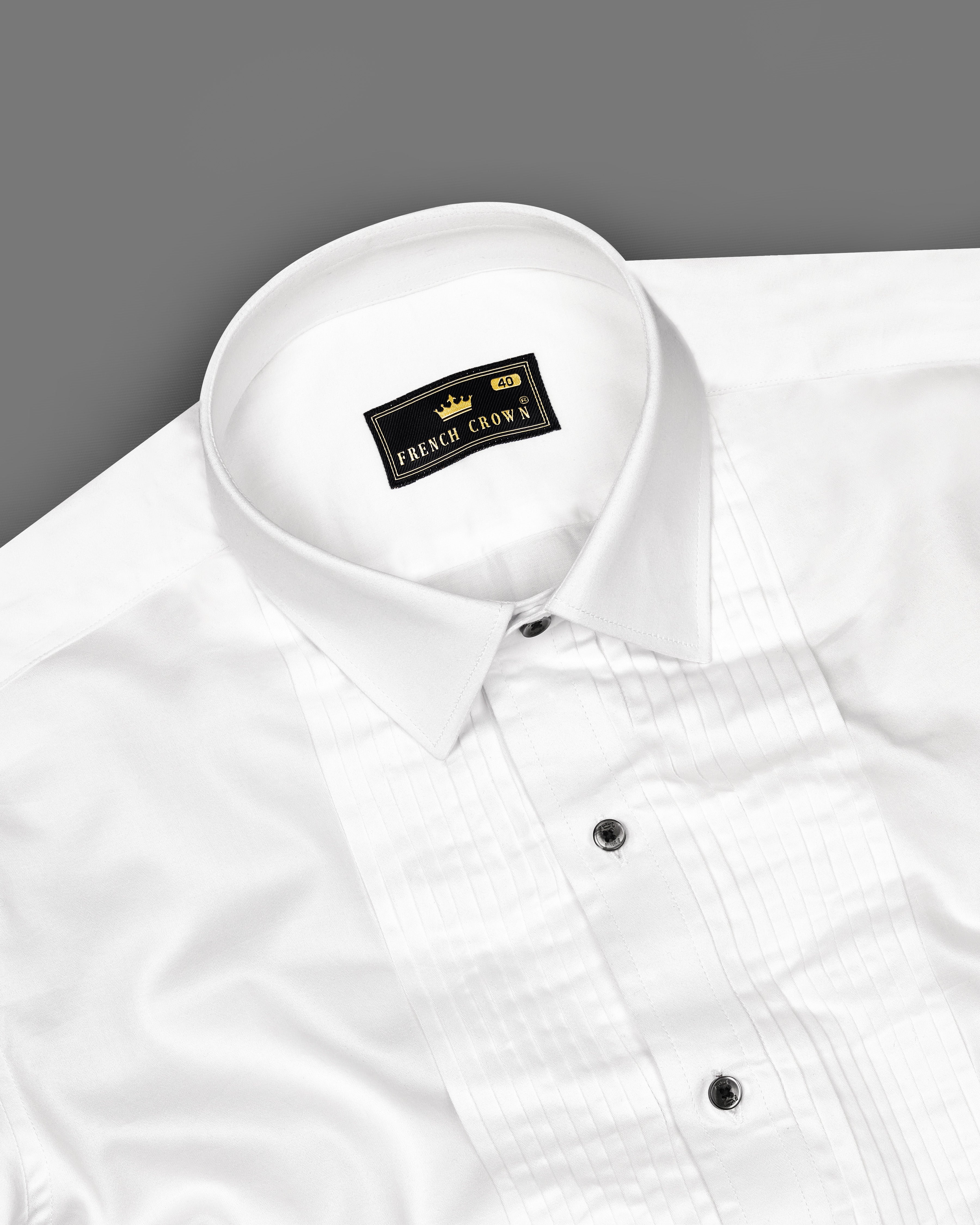 Bright White Snake Pleated Super Soft Premium Cotton Tuxedo Shirt 8864-BLK-TXD-38, 8864-BLK-TXD-H-38,  8864-BLK-TXD-39,  8864-BLK-TXD-H-39,  8864-BLK-TXD-40,  8864-BLK-TXD-H-40,  8864-BLK-TXD-42,  8864-BLK-TXD-H-42,  8864-BLK-TXD-44,  8864-BLK-TXD-H-44,  8864-BLK-TXD-46,  8864-BLK-TXD-H-46,  8864-BLK-TXD-48,  8864-BLK-TXD-H-48,  8864-BLK-TXD-50,  8864-BLK-TXD-H-50,  8864-BLK-TXD-52,  8864-BLK-TXD-H-52