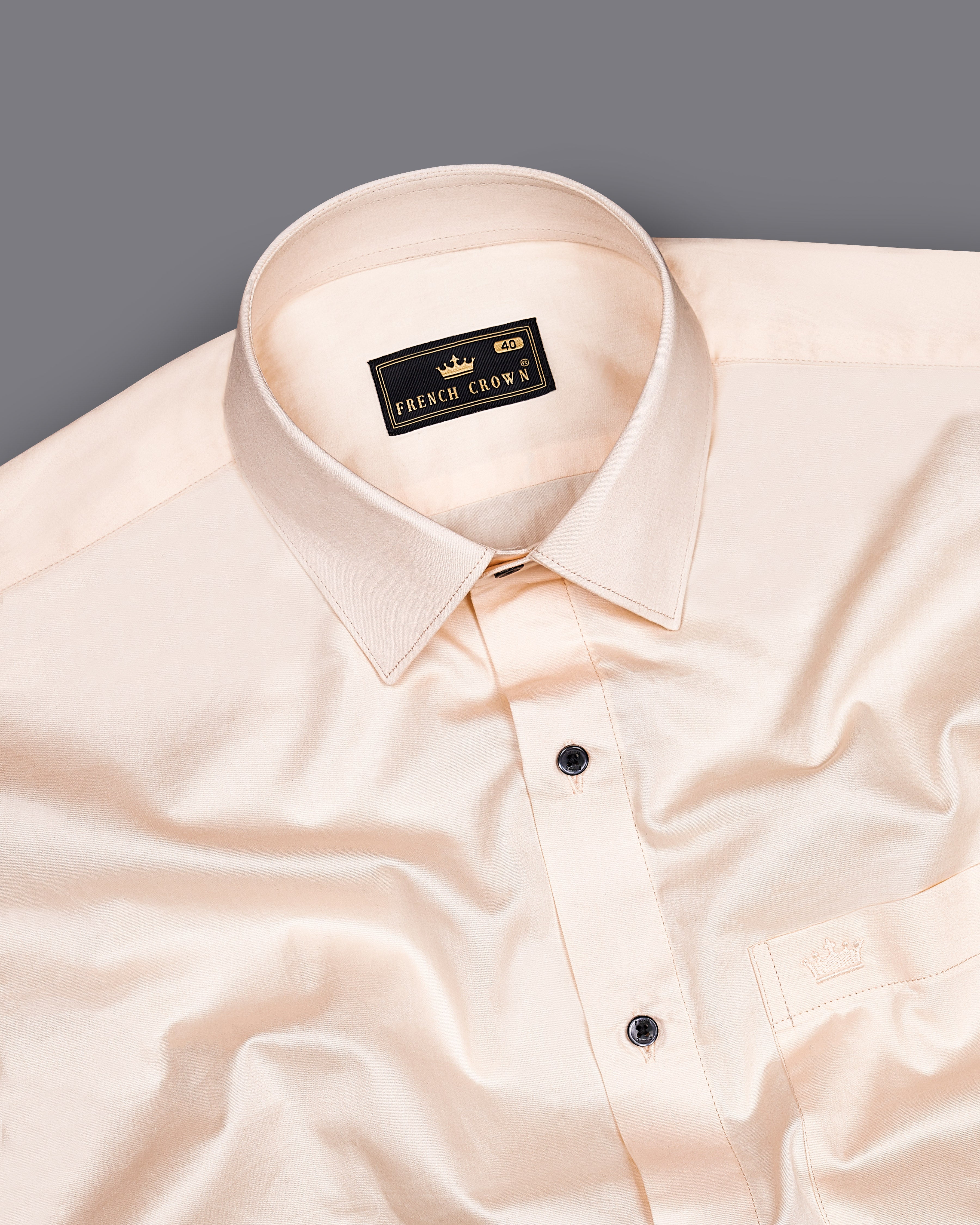 Gainsboro Peach Super Soft Premium Cotton Shirt 8881-BLK-38, 8881-BLK-H-38,  8881-BLK-39,  8881-BLK-H-39,  8881-BLK-40,  8881-BLK-H-40,  8881-BLK-42,  8881-BLK-H-42,  8881-BLK-44,  8881-BLK-H-44,  8881-BLK-46,  8881-BLK-H-46,  8881-BLK-48,  8881-BLK-H-48,  8881-BLK-50,  8881-BLK-H-50,  8881-BLK-52,  8881-BLK-H-52