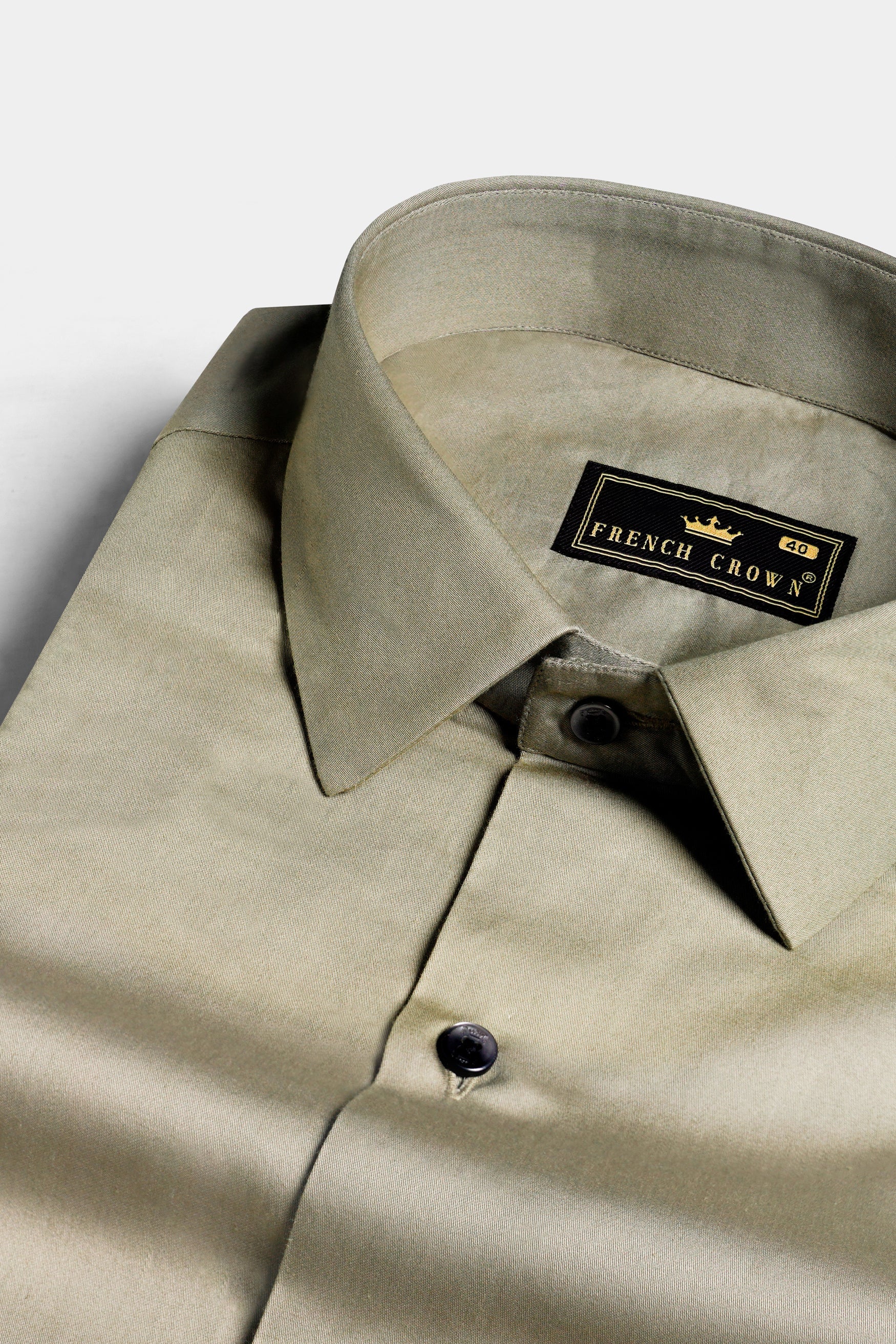 Arrowtown Brown Subtle Sheen Super Soft Premium Cotton Shirt