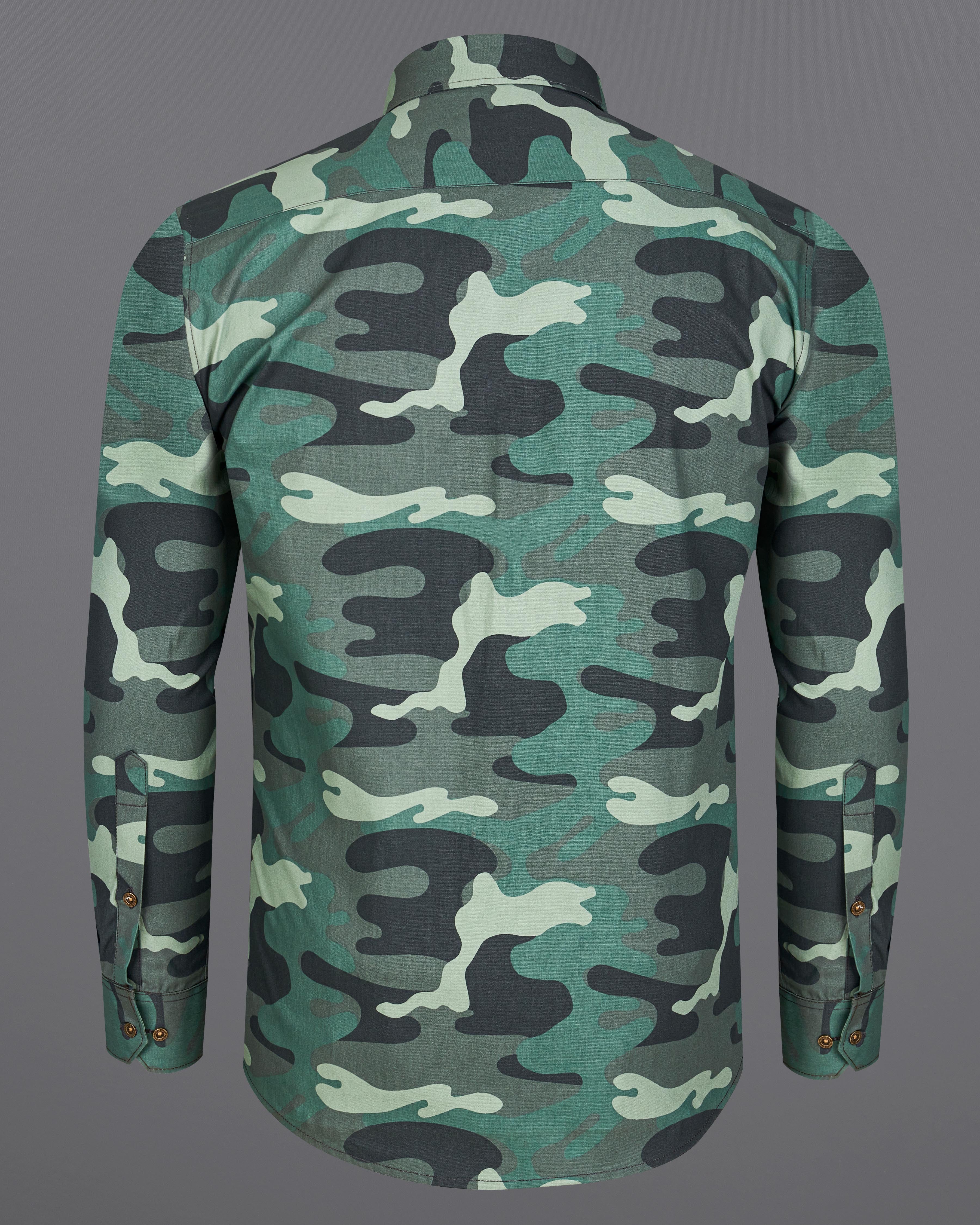 Viridian Green with Multicolour Camouflage Printed Royal Oxford Shirt 8891-BD-MB-38, 8891-BD-MB-H-38,  8891-BD-MB-39,  8891-BD-MB-H-39,  8891-BD-MB-40,  8891-BD-MB-H-40,  8891-BD-MB-42,  8891-BD-MB-H-42,  8891-BD-MB-44,  8891-BD-MB-H-44,  8891-BD-MB-46,  8891-BD-MB-H-46,  8891-BD-MB-48,  8891-BD-MB-H-48,  8891-BD-MB-50,  8891-BD-MB-H-50,  8891-BD-MB-52,  8891-BD-MB-H-52