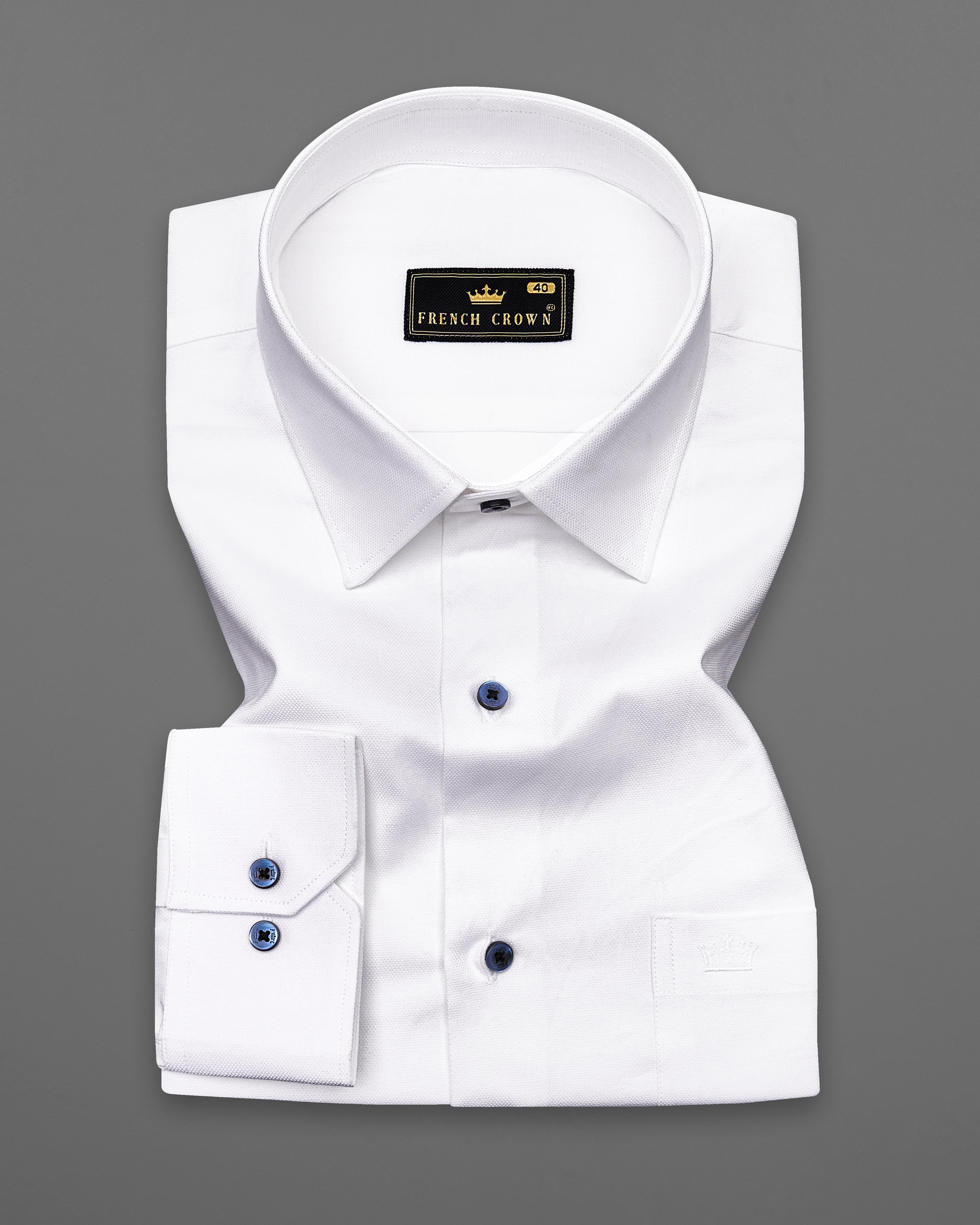 Bright White Dobby Textured Premium Giza Cotton Shirt 8994-BLE-38, 8994-BLE-H-38, 8994-BLE-39, 8994-BLE-H-39, 8994-BLE-40, 8994-BLE-H-40, 8994-BLE-42, 8994-BLE-H-42, 8994-BLE-44, 8994-BLE-H-44, 8994-BLE-46, 8994-BLE-H-46, 8994-BLE-48, 8994-BLE-H-48, 8994-BLE-50, 8994-BLE-H-50, 8994-BLE-52, 8994-BLE-H-52