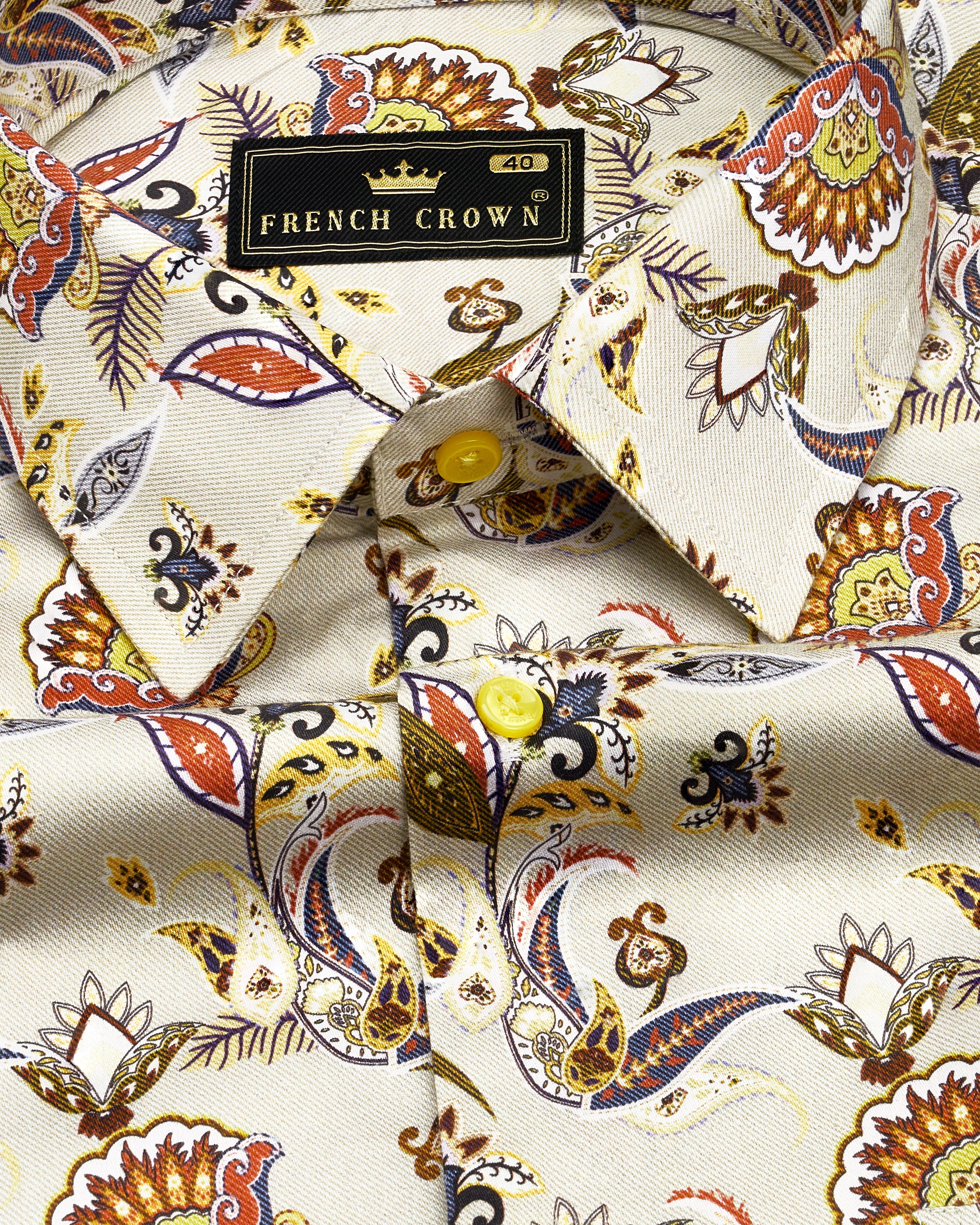 Gainsboro Cream Sanganeri Printed Super Soft Premium Cotton Shirt 9047-YL-38, 9047-YL-H-38, 9047-YL-39, 9047-YL-H-39, 9047-YL-40, 9047-YL-H-40, 9047-YL-42, 9047-YL-H-42, 9047-YL-44, 9047-YL-H-44, 9047-YL-46, 9047-YL-H-46, 9047-YL-48, 9047-YL-H-48, 9047-YL-50, 9047-YL-H-50, 9047-YL-52, 9047-YL-H-52