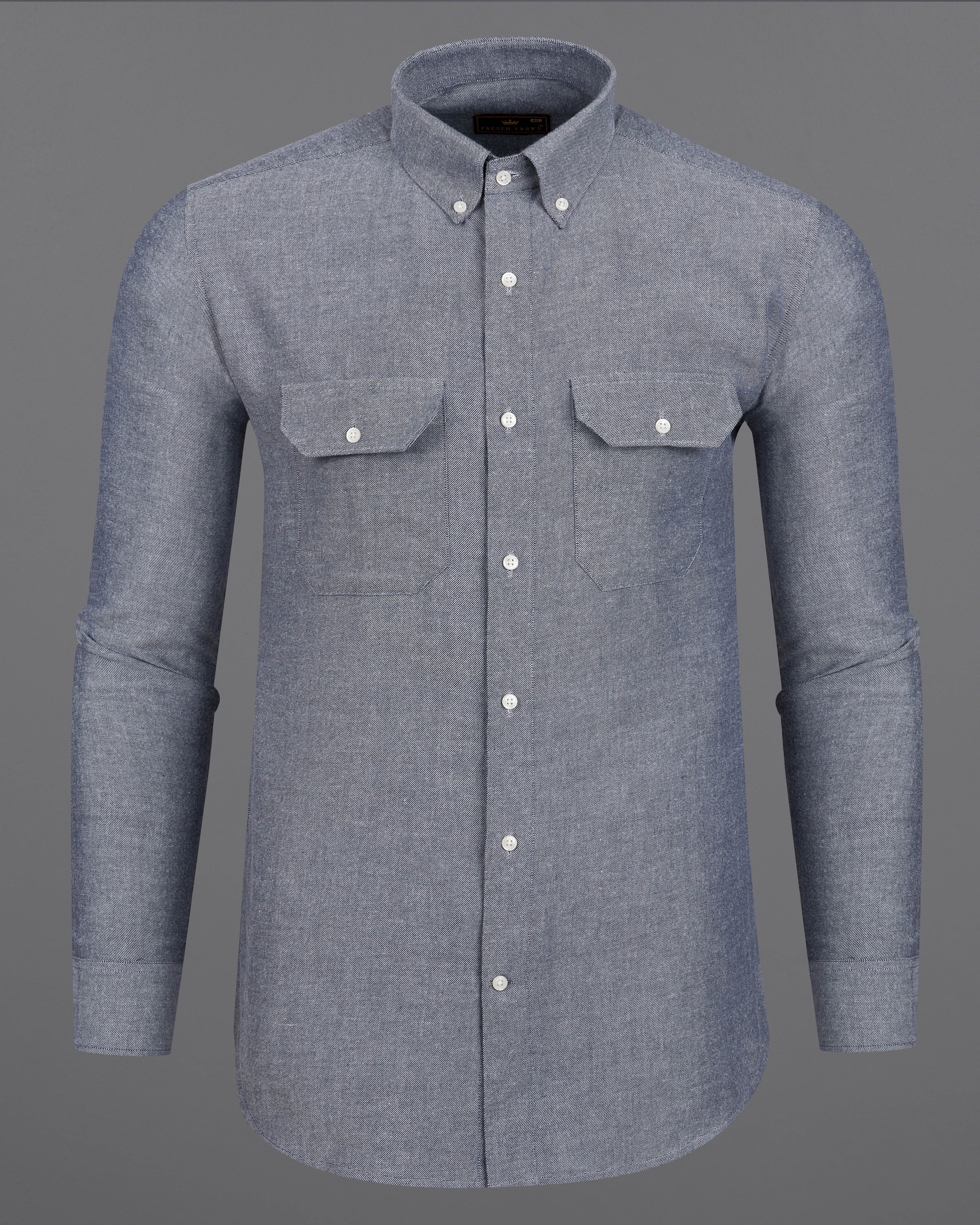 Battleship Gray Flannel Designer Overshirt 9070-BD-OS-FP-38, 9070-BD-OS-FP-H-38, 9070-BD-OS-FP-39, 9070-BD-OS-FP-H-39, 9070-BD-OS-FP-40, 9070-BD-OS-FP-H-40, 9070-BD-OS-FP-42, 9070-BD-OS-FP-H-42, 9070-BD-OS-FP-44, 9070-BD-OS-FP-H-44, 9070-BD-OS-FP-46, 9070-BD-OS-FP-H-46, 9070-BD-OS-FP-48, 9070-BD-OS-FP-H-48, 9070-BD-OS-FP-50, 9070-BD-OS-FP-H-50, 9070-BD-OS-FP-52, 9070-BD-OS-FP-H-52