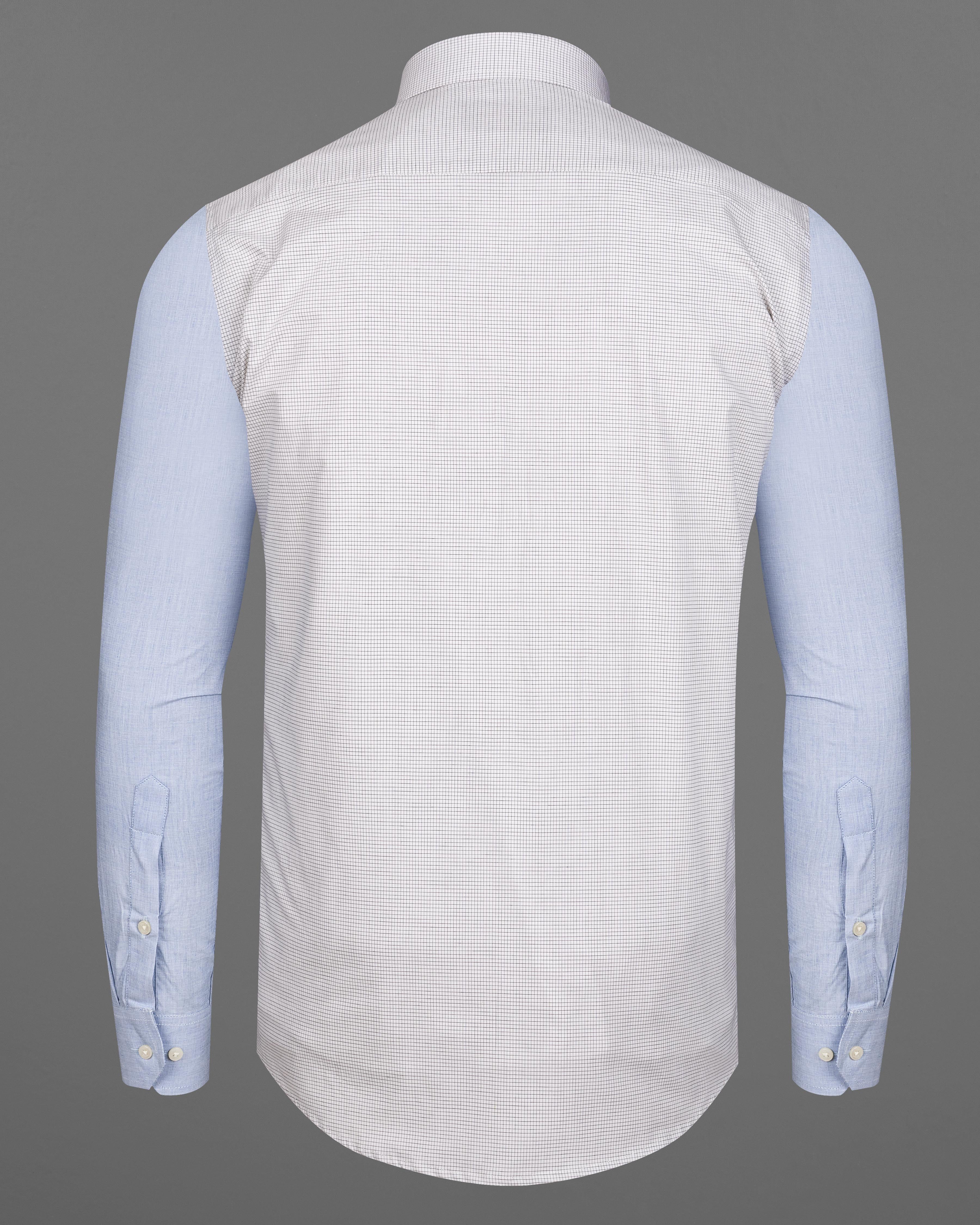 Off White with Pastel Blue Premium Cotton Designer Shirt 9076-P238-38, 9076-P238-H-38, 9076-P238-39, 9076-P238-H-39, 9076-P238-40, 9076-P238-H-40, 9076-P238-42, 9076-P238-H-42, 9076-P238-44, 9076-P238-H-44, 9076-P238-46, 9076-P238-H-46, 9076-P238-48, 9076-P238-H-48, 9076-P238-50, 9076-P238-H-50, 9076-P238-52, 9076-P238-H-52